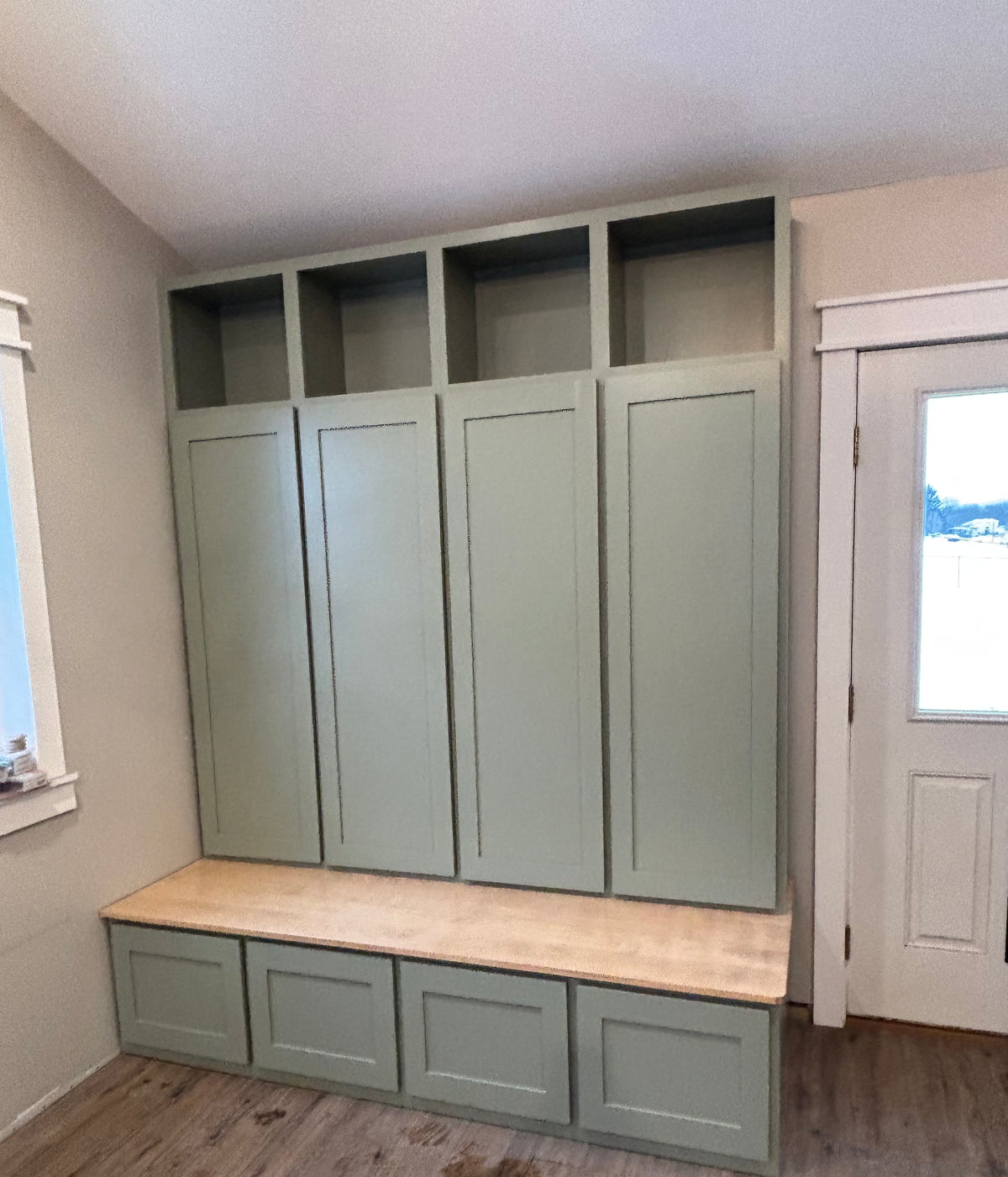Four Bay Locker Cabinet