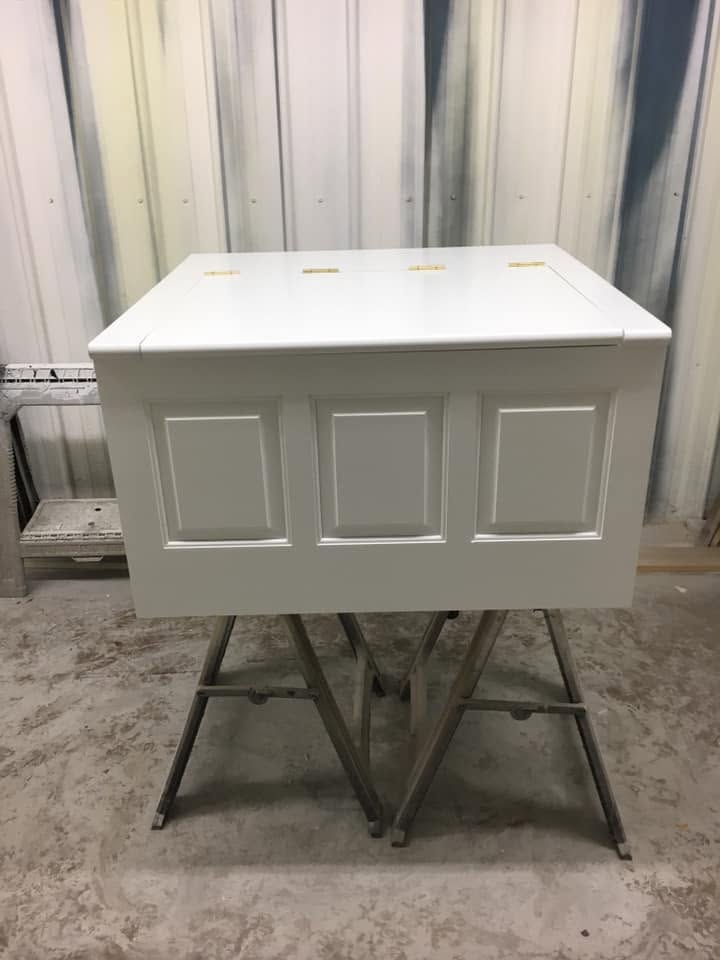Raised Panel Storage Bench