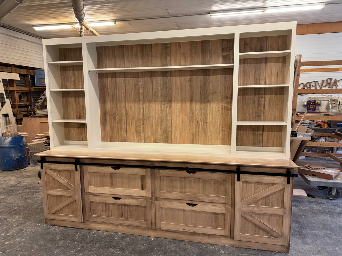 Two-tone Entertainment Center