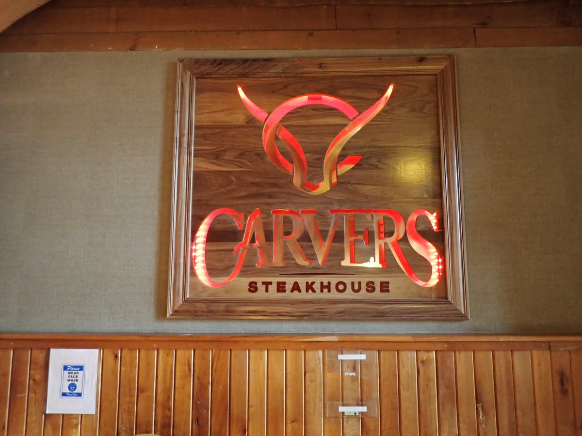 Carvers Steakhouse Sign