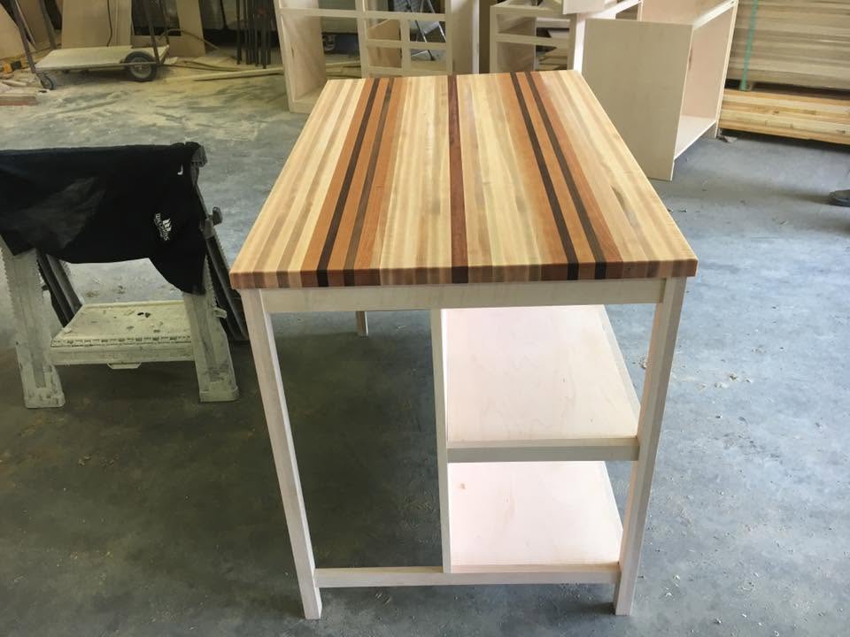 Utility Table with Seating 