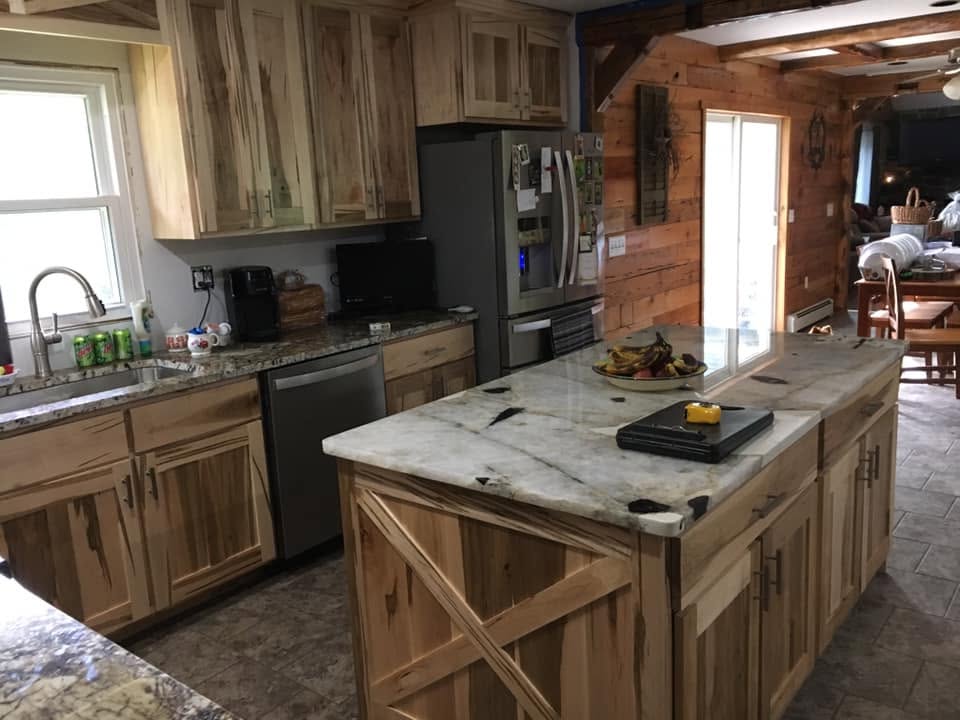Wormy Soft Maple Kitchen