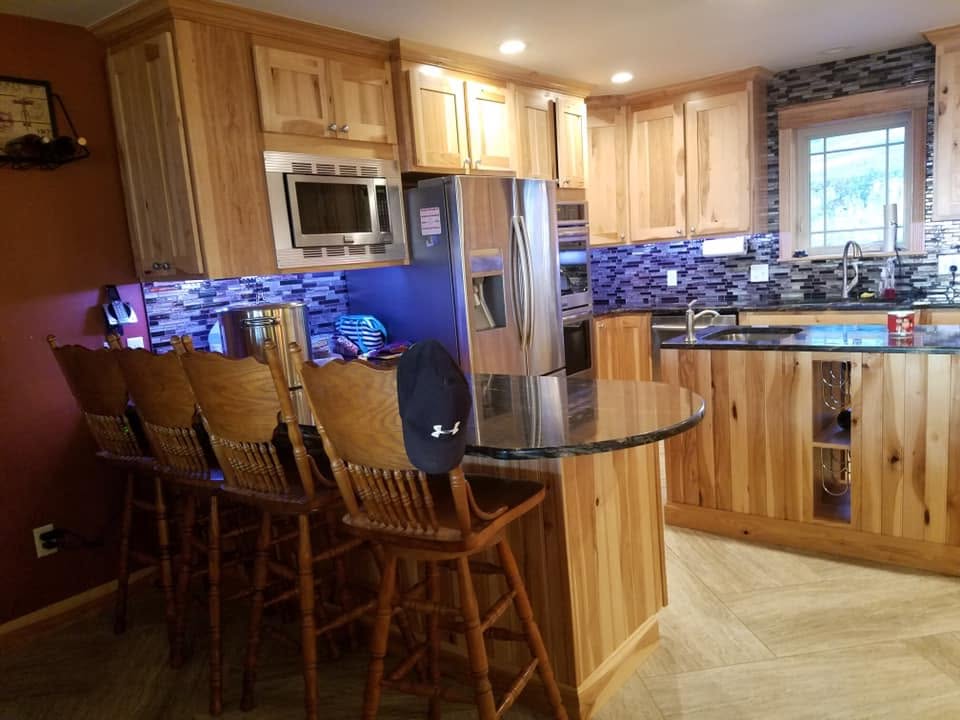 Rustic Hickory Kitchen