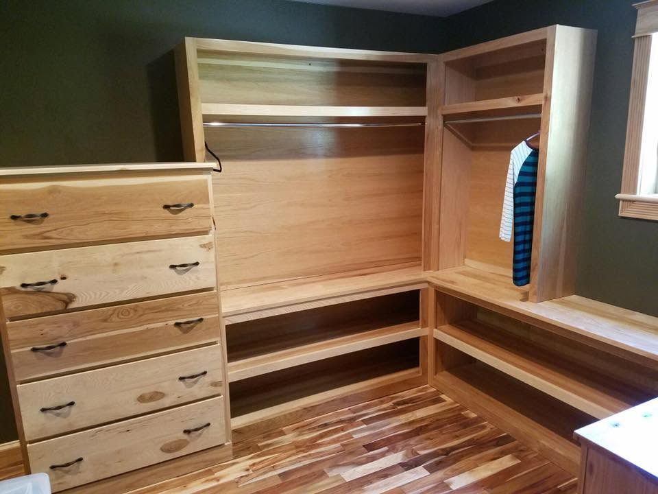 Hickory Closet Set
