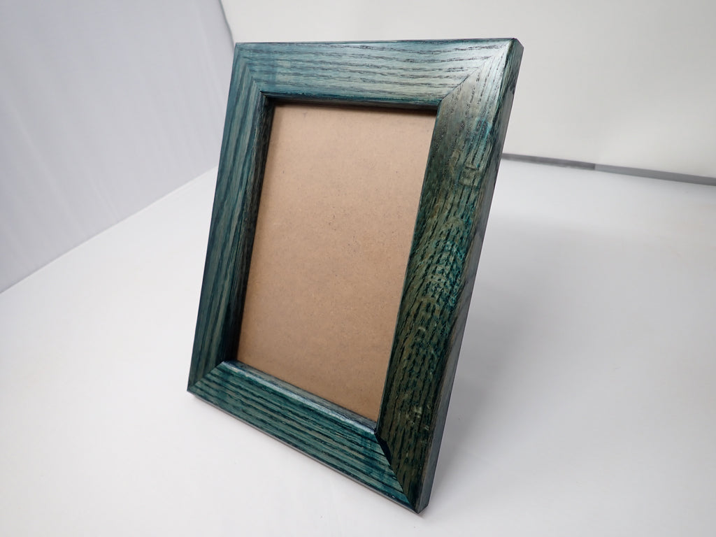 Blue Red Oak Picture Frame