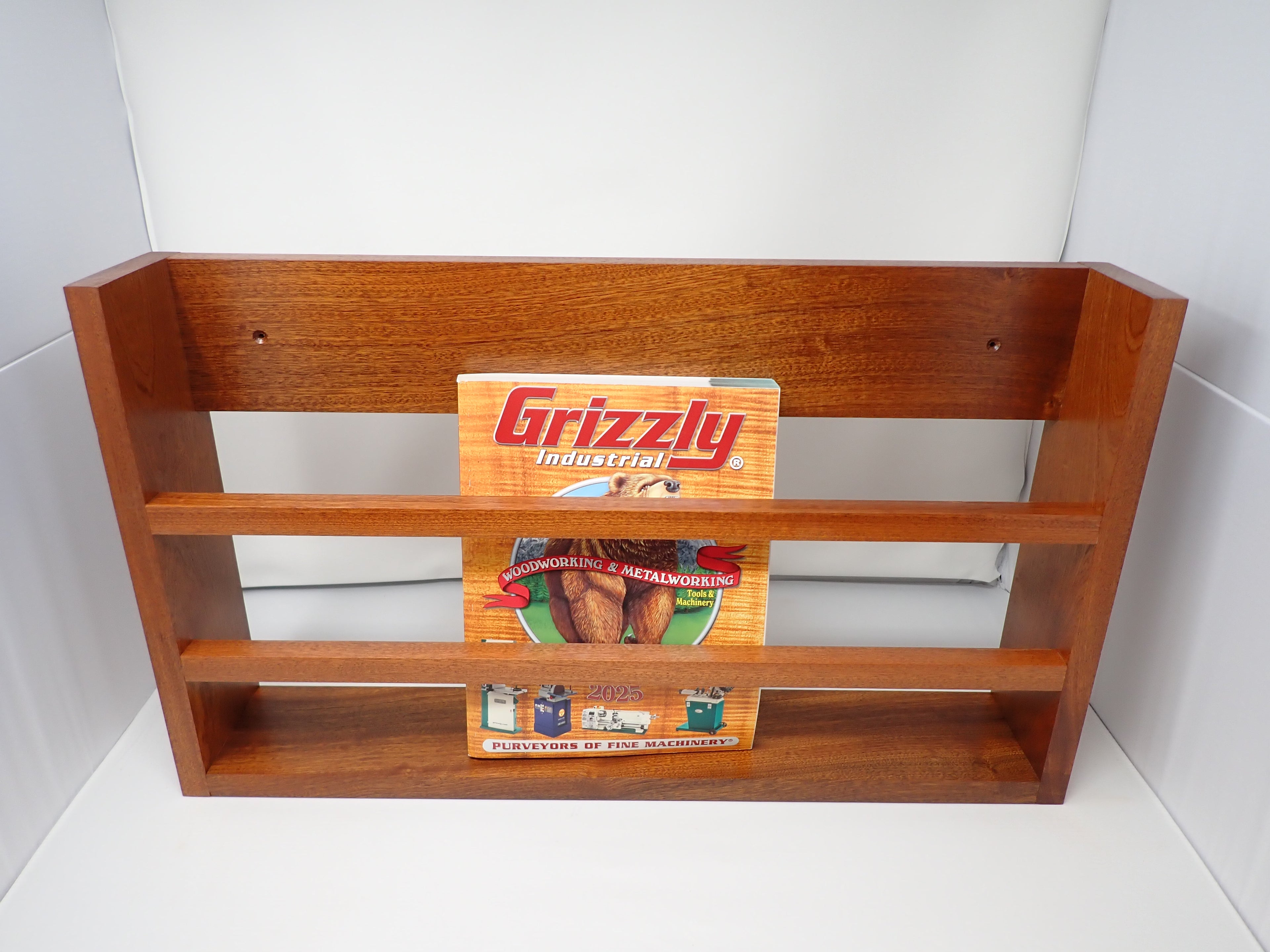 Ribbon Sawn Sapele Hanging Rack