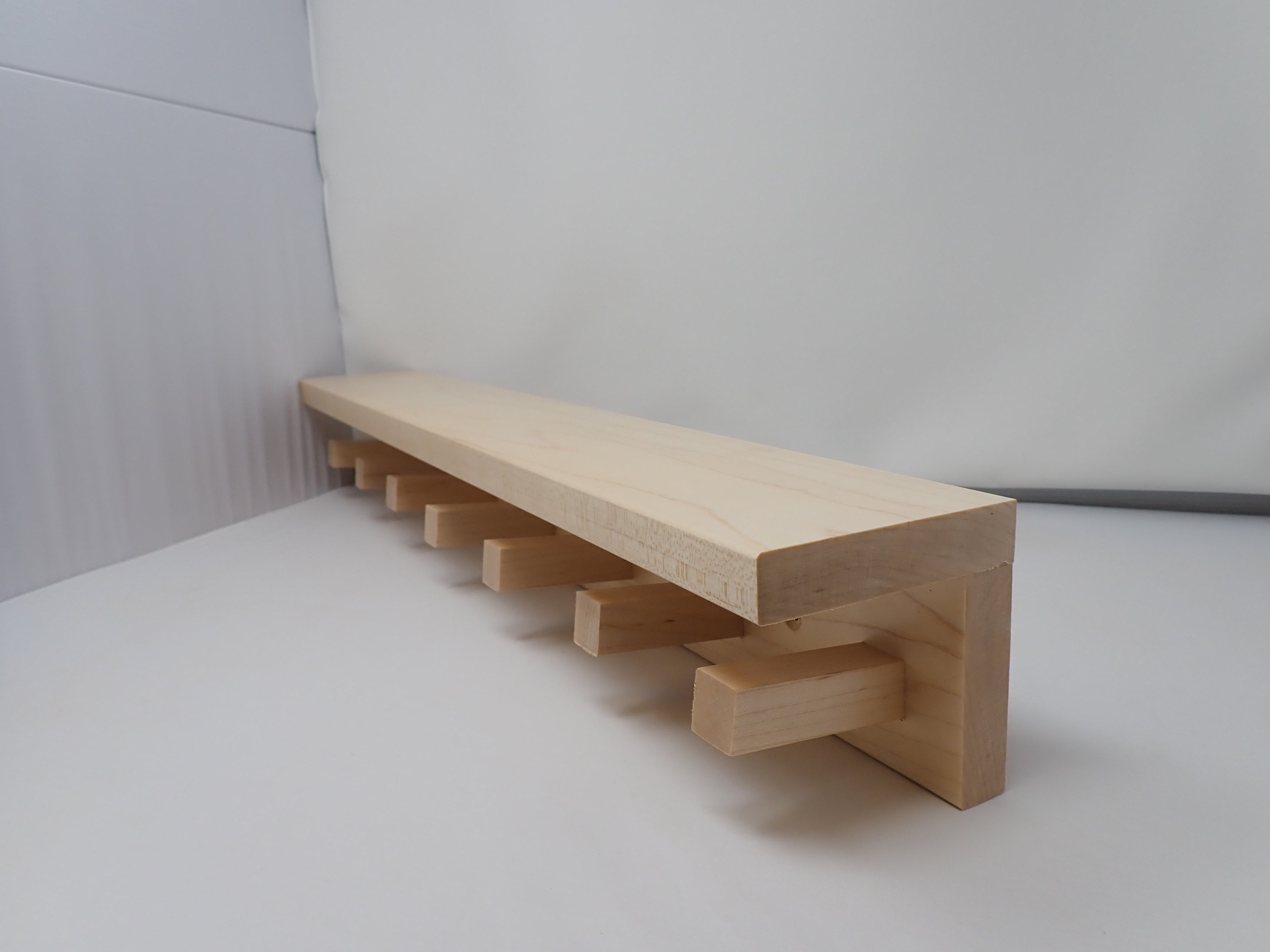 Maple Hanging Peg Shelf