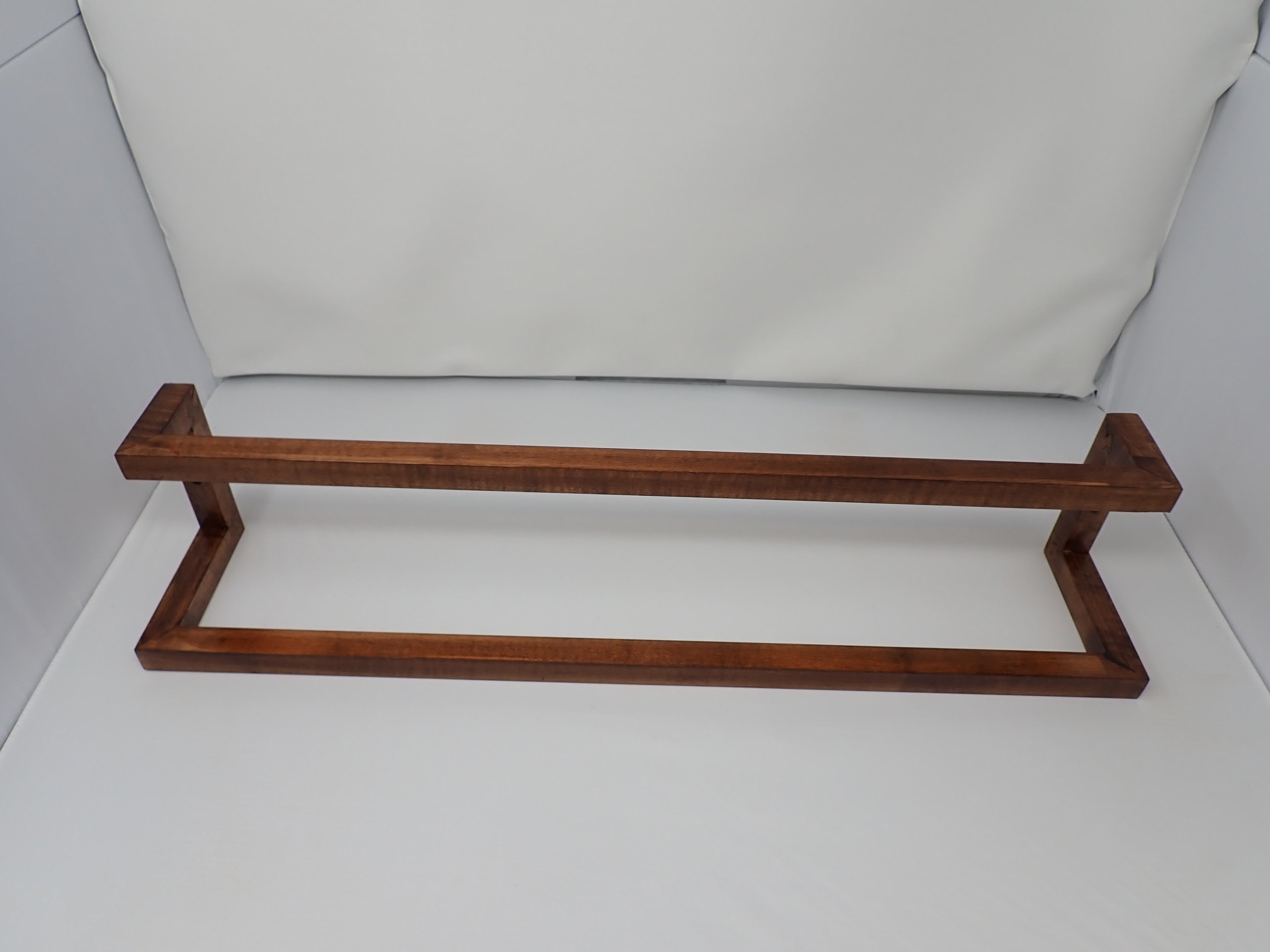 Curly Maple Two-Tier Towel Bar