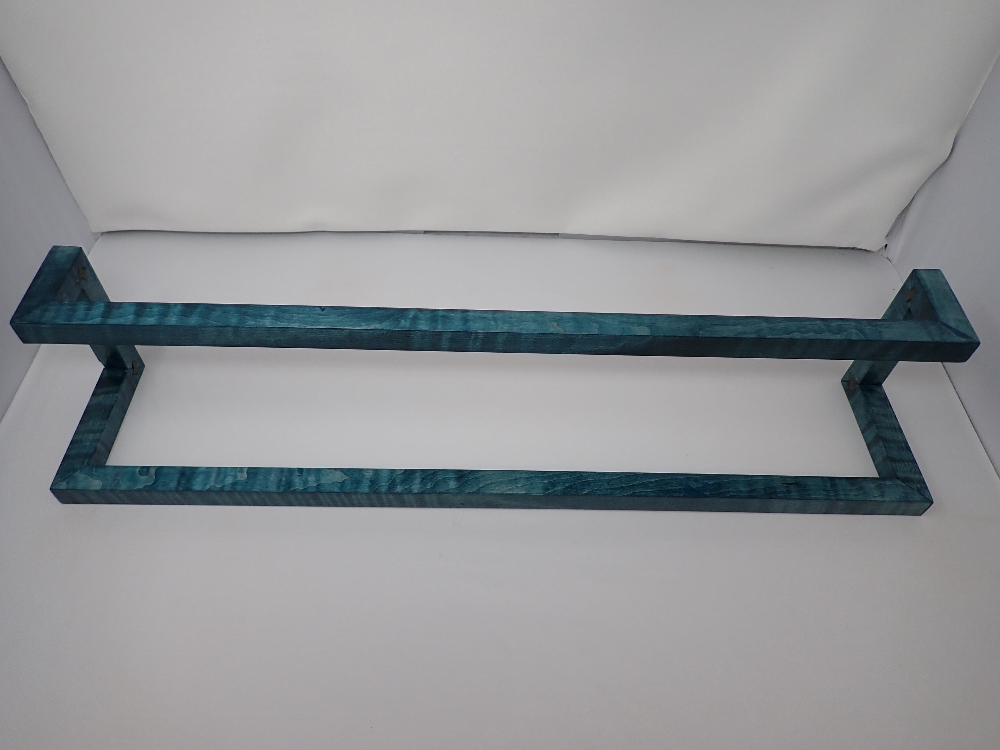 Curly Maple Two-Tier Towel Bar