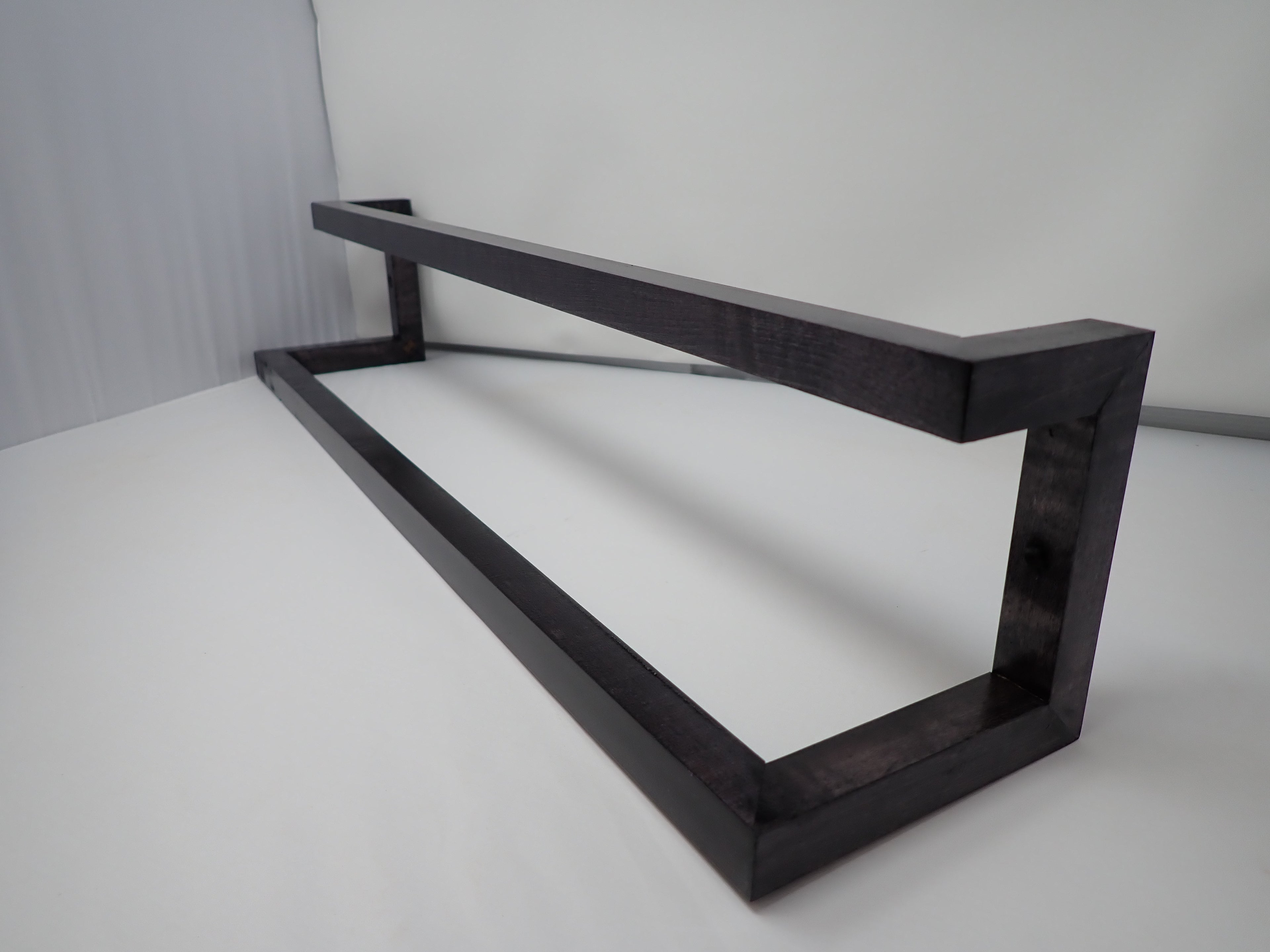 Curly Maple Two-Tier Towel Bar