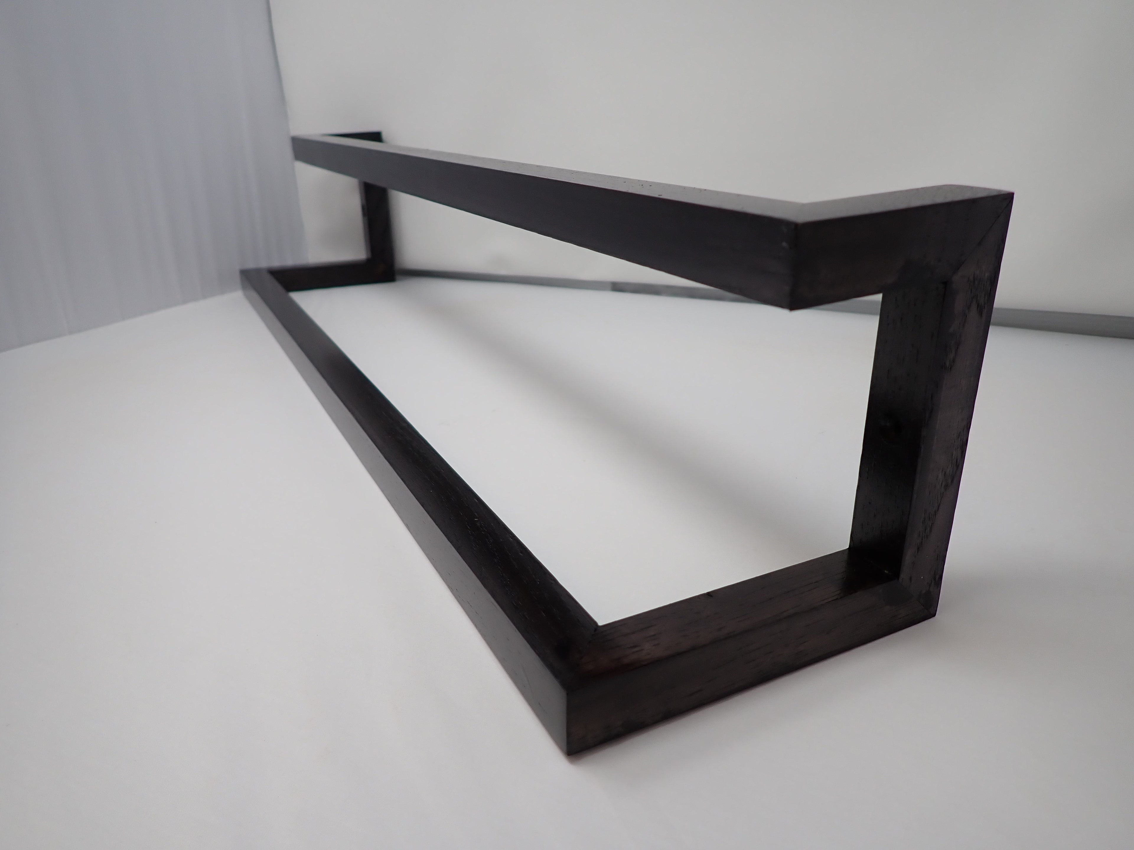 Rustic Hickory Two-Tier Towel Bar