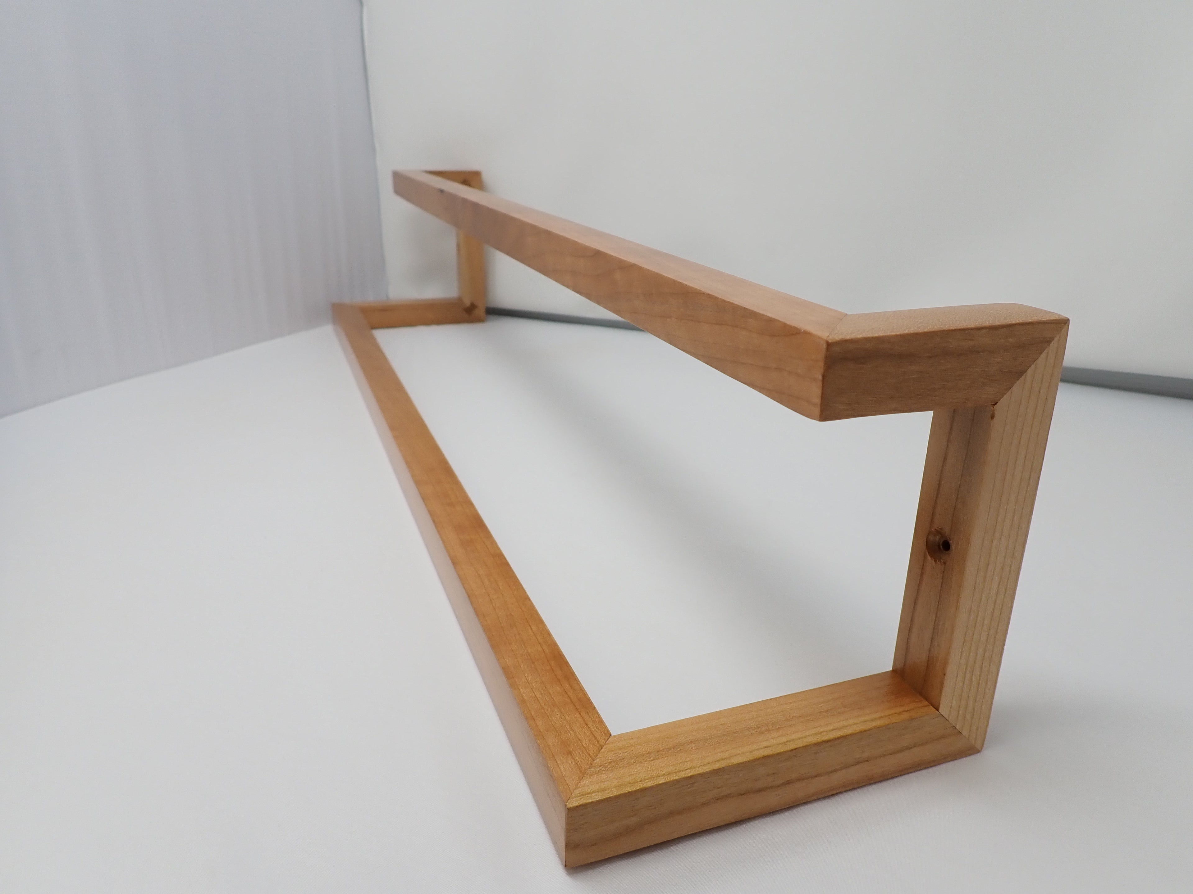 Cherry Two-Tier Towel Bar