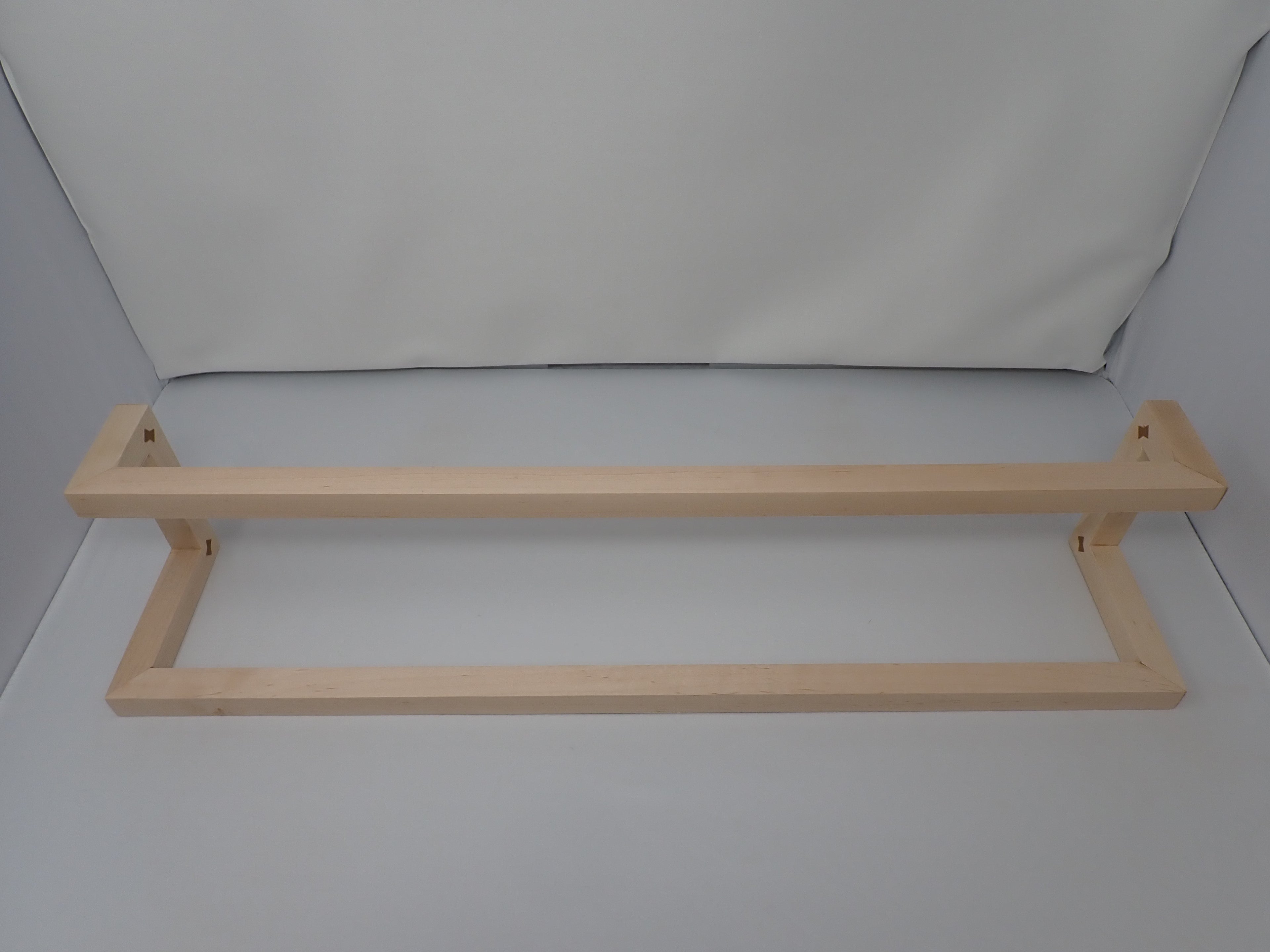 Maple Two Tier Towel Bar