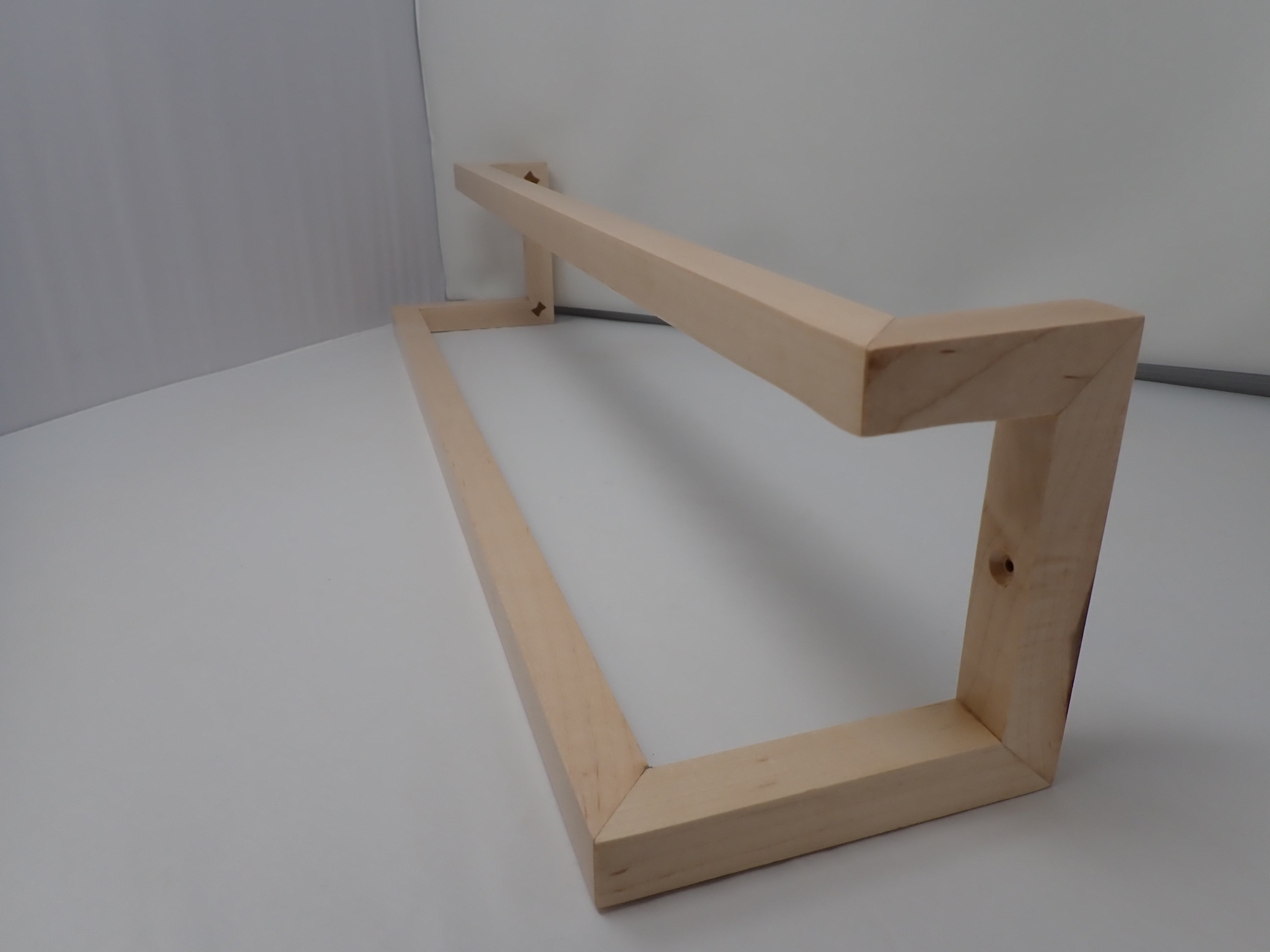 Maple Two Tier Towel Bar