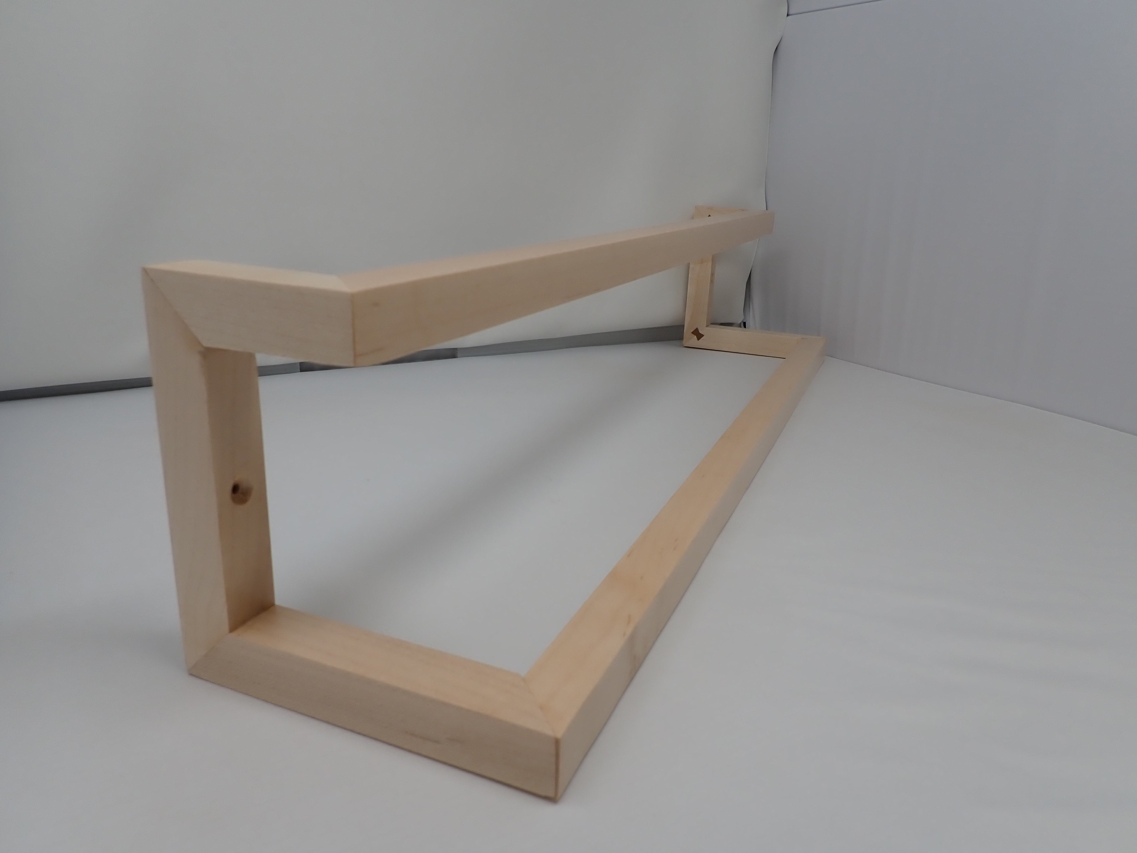 Maple Two Tier Towel Bar