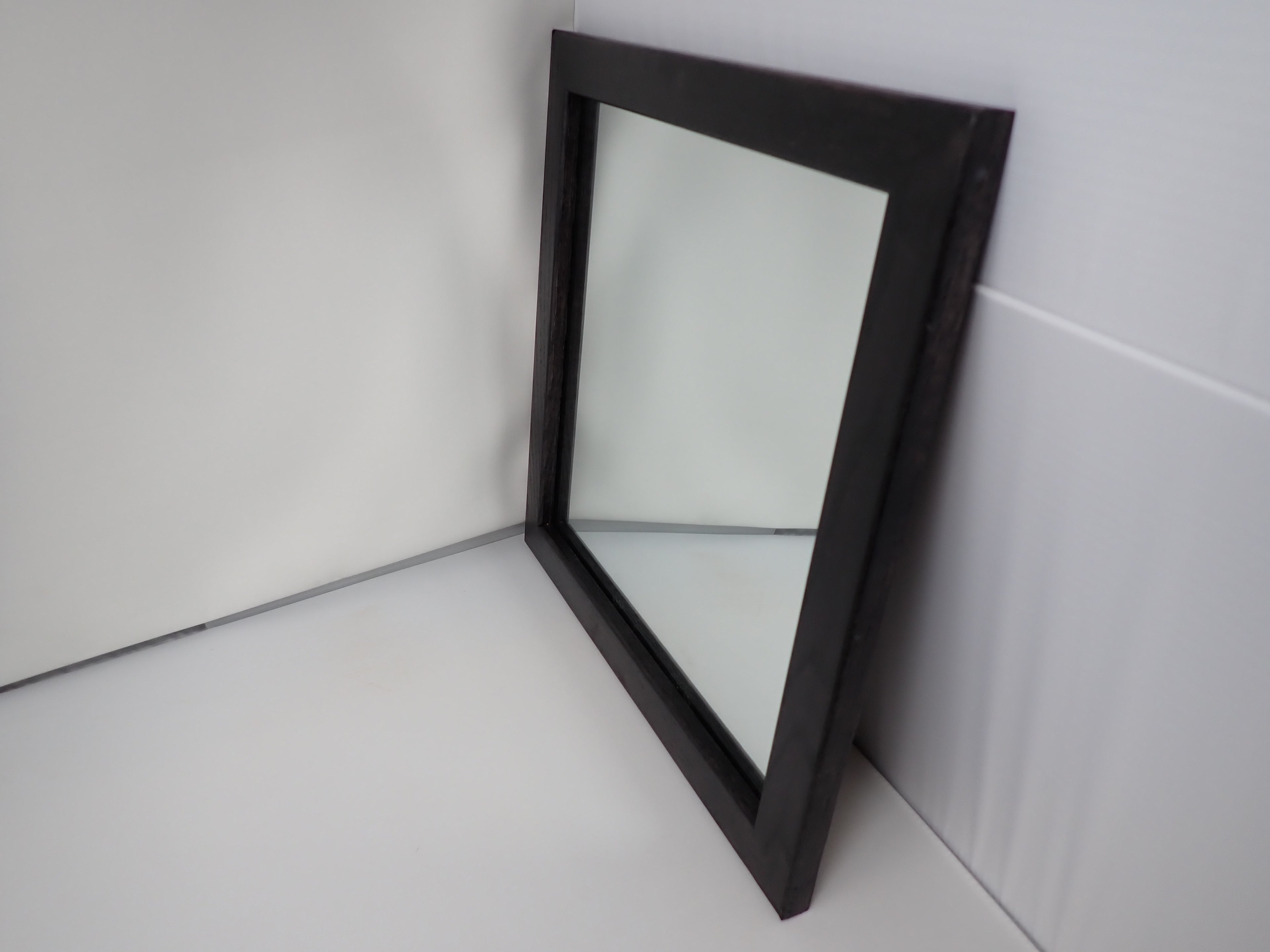 Mirror with Minimalist Red Oak Frame