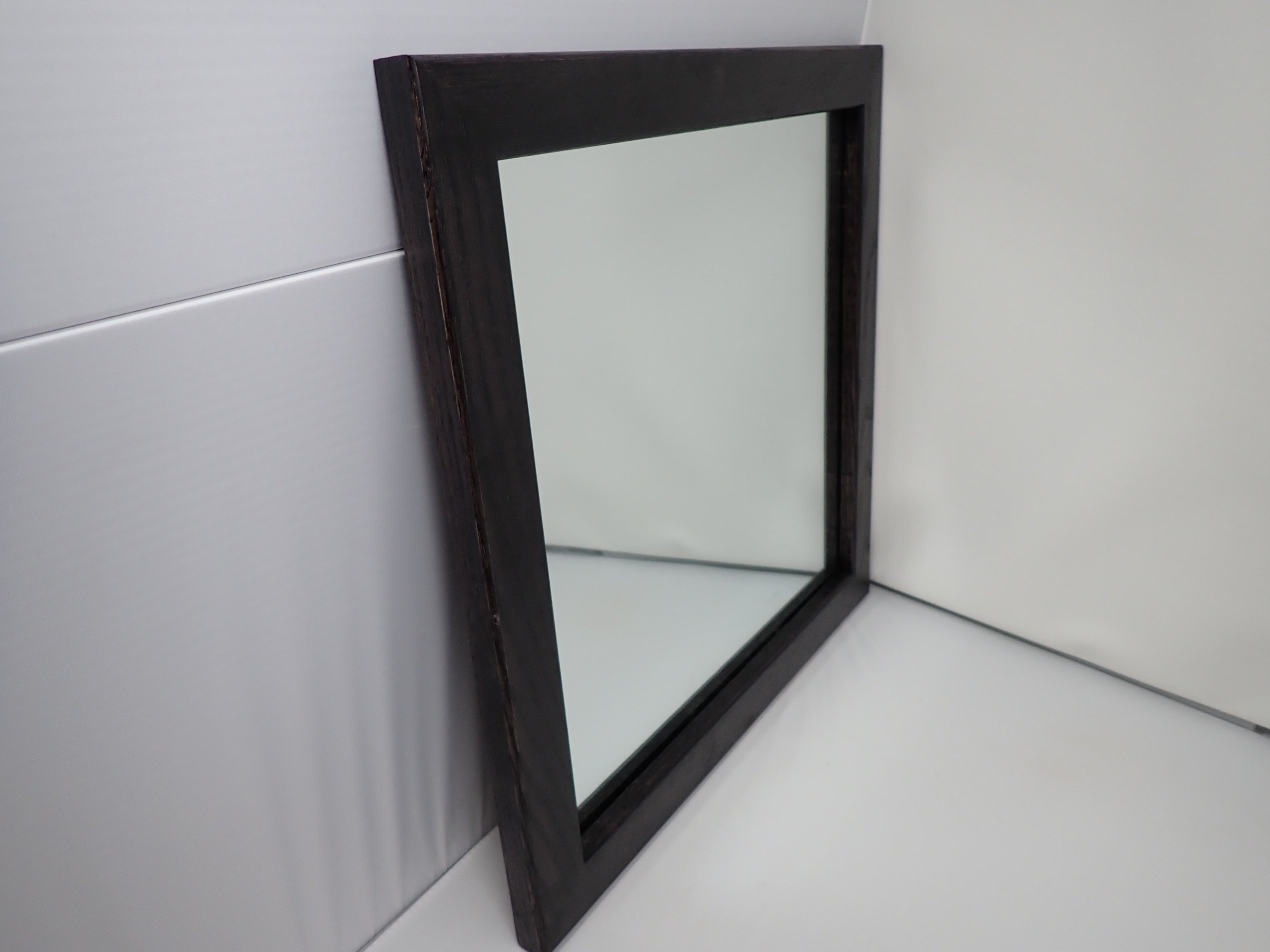 Mirror with Minimalist Red Oak Frame