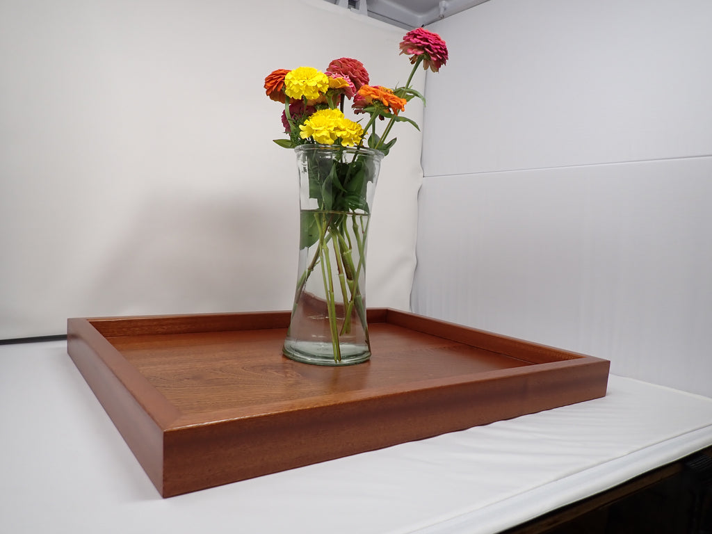 Ribbon Sawn Sapele Serving Tray