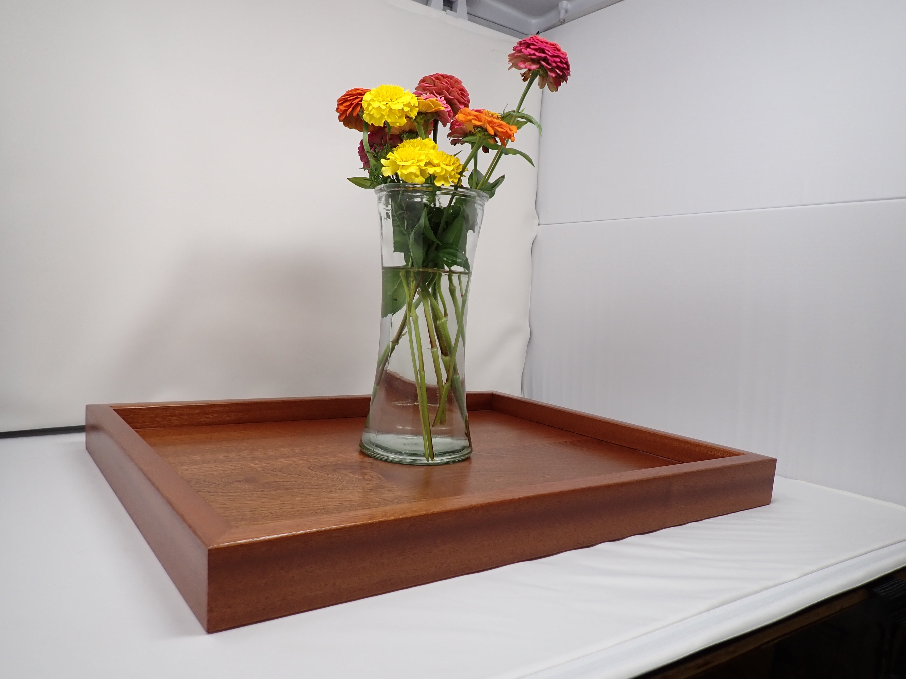 Ribbon Sawn Sapele Serving Tray