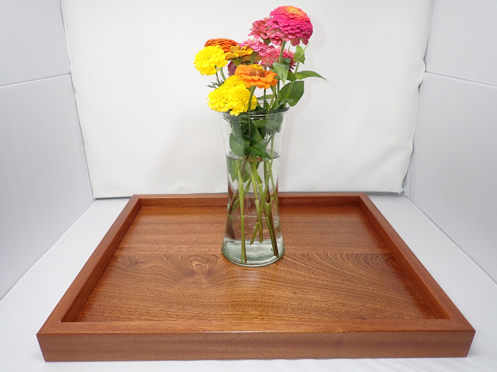 Ribbon Sawn Sapele Serving Tray