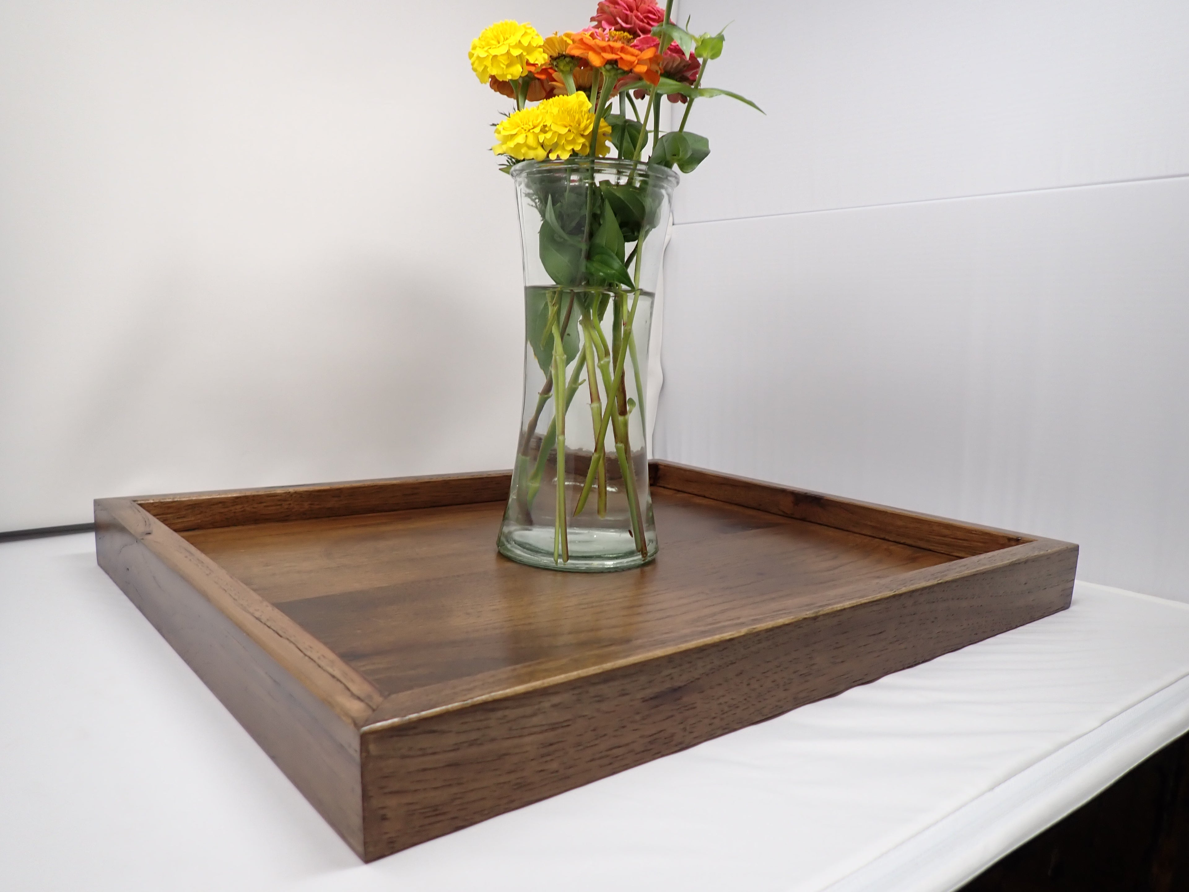 Rustic Hickory Serving Tray