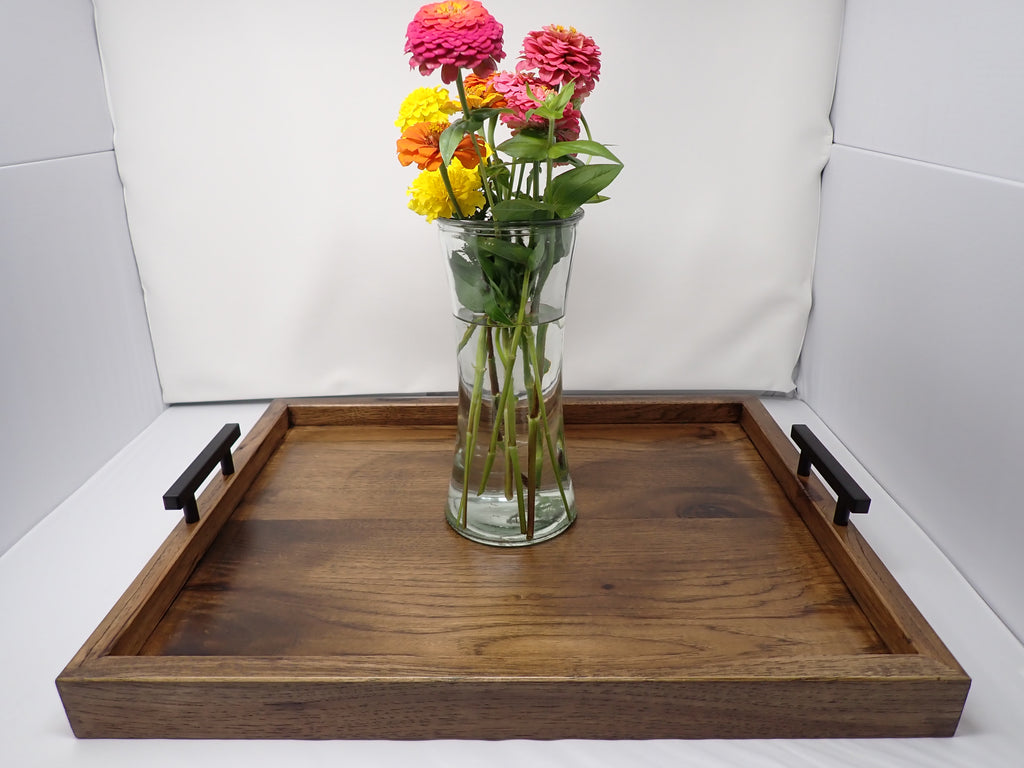 Rustic Hickory Serving Tray