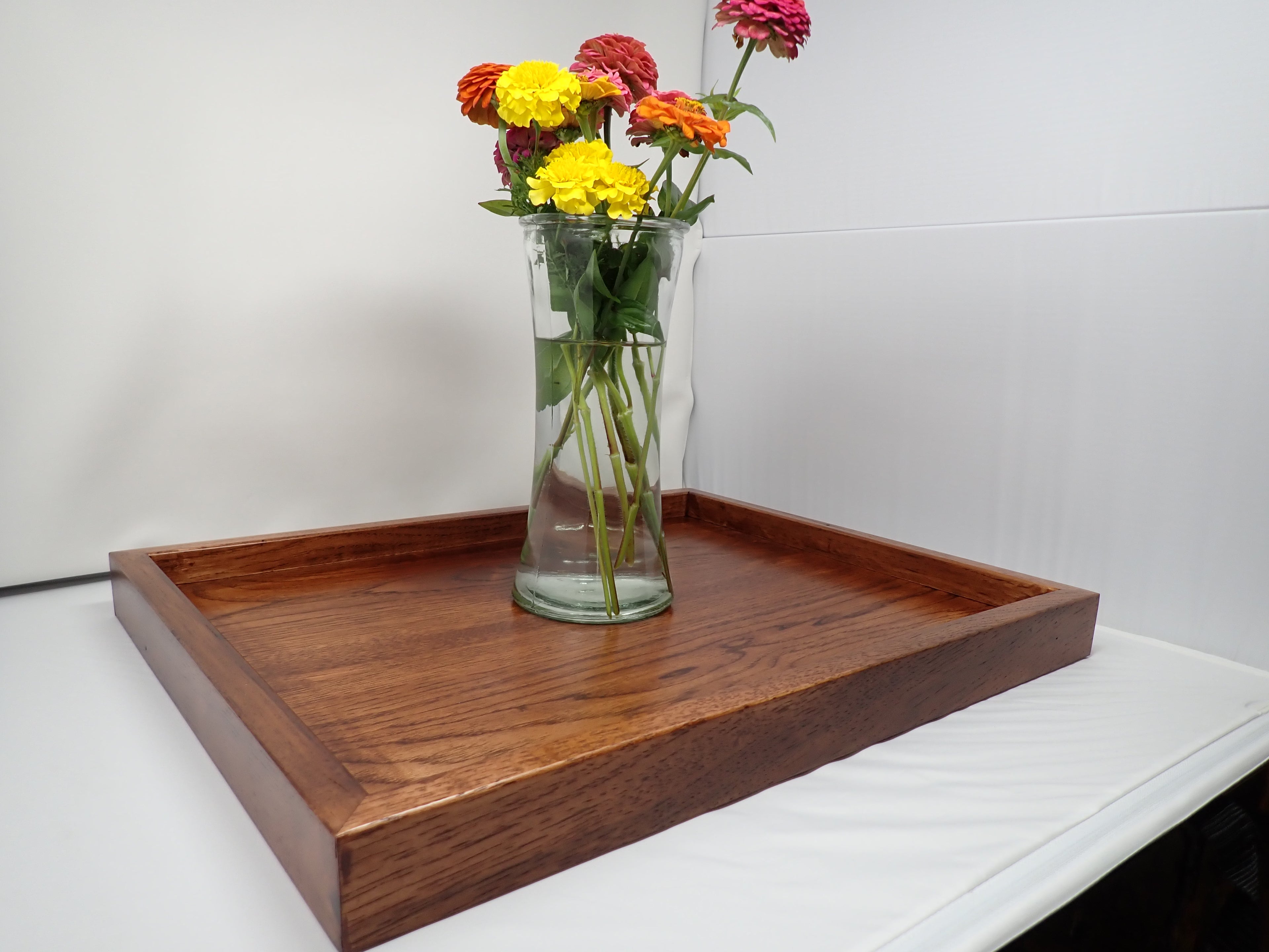 Rustic Hickory Serving Tray