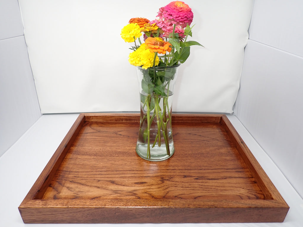 Rustic Hickory Serving Tray
