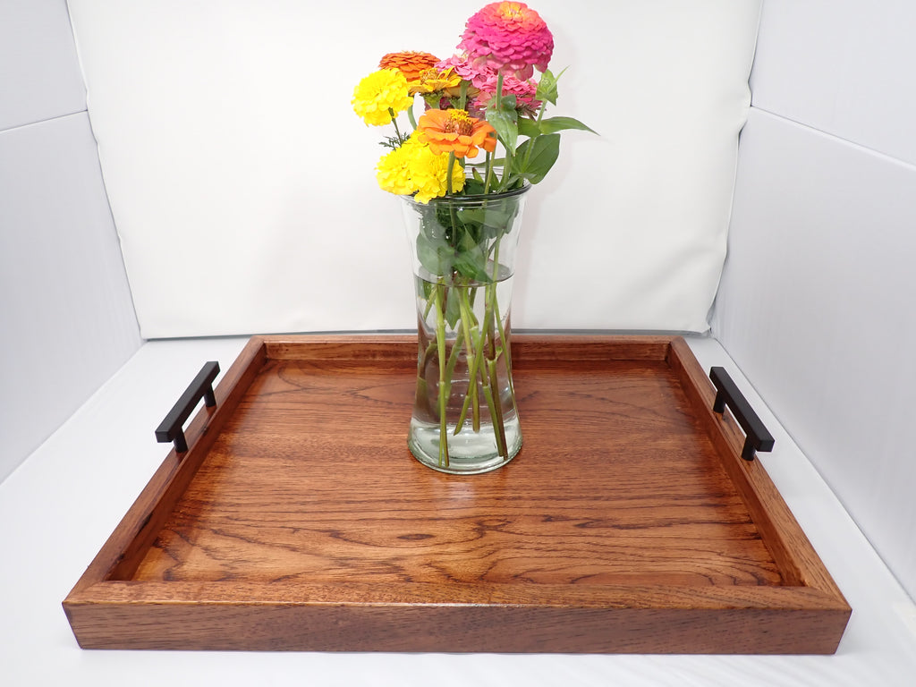 Rustic Hickory Serving Tray