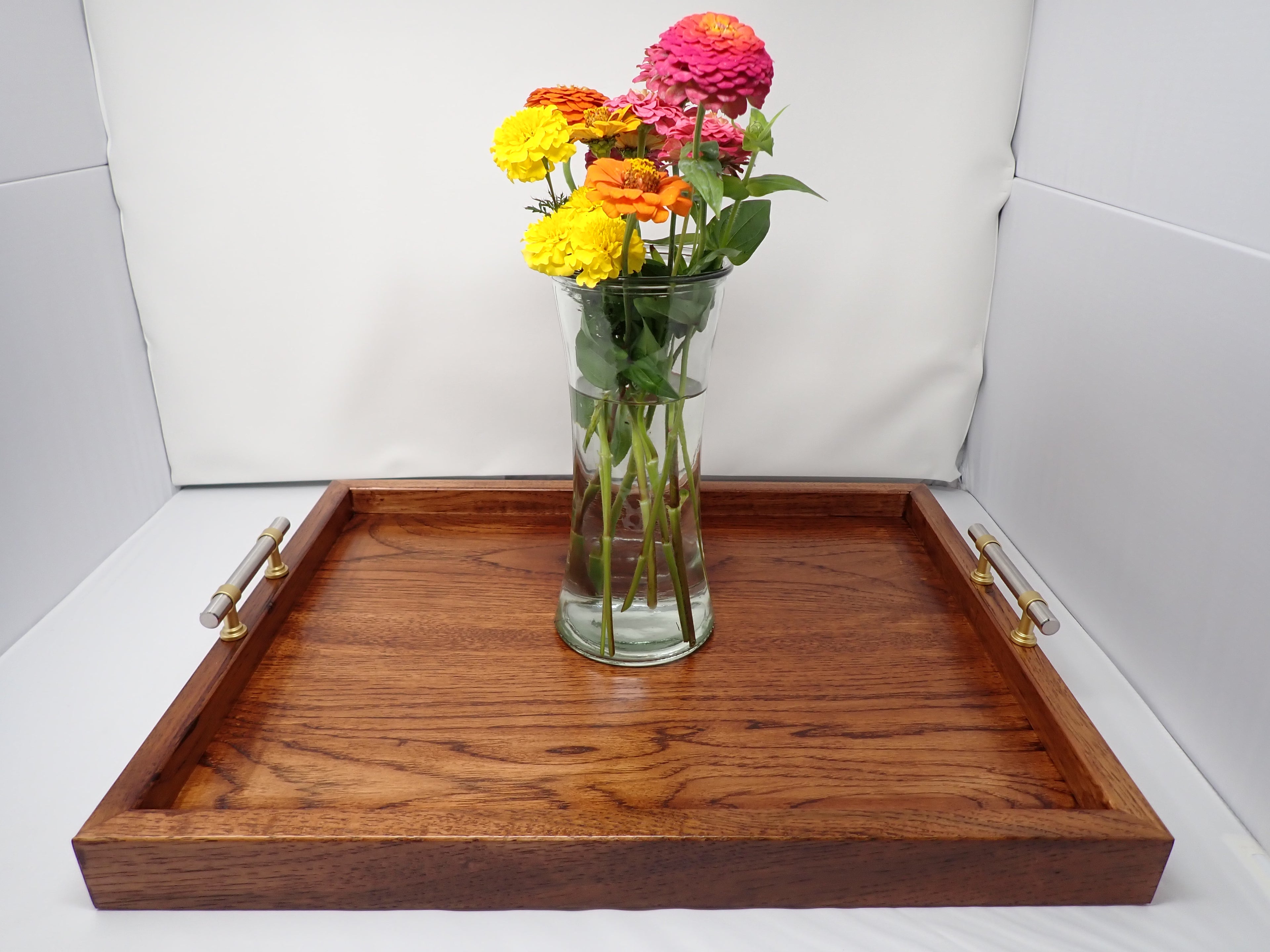 Rustic Hickory Serving Tray