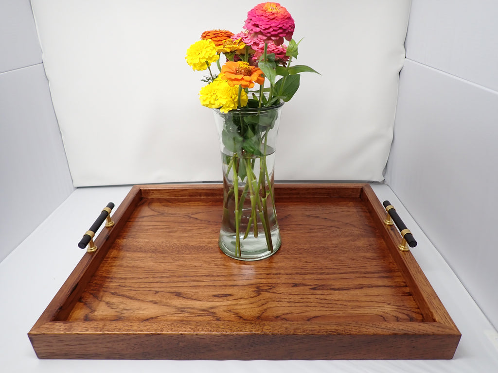 Rustic Hickory Serving Tray