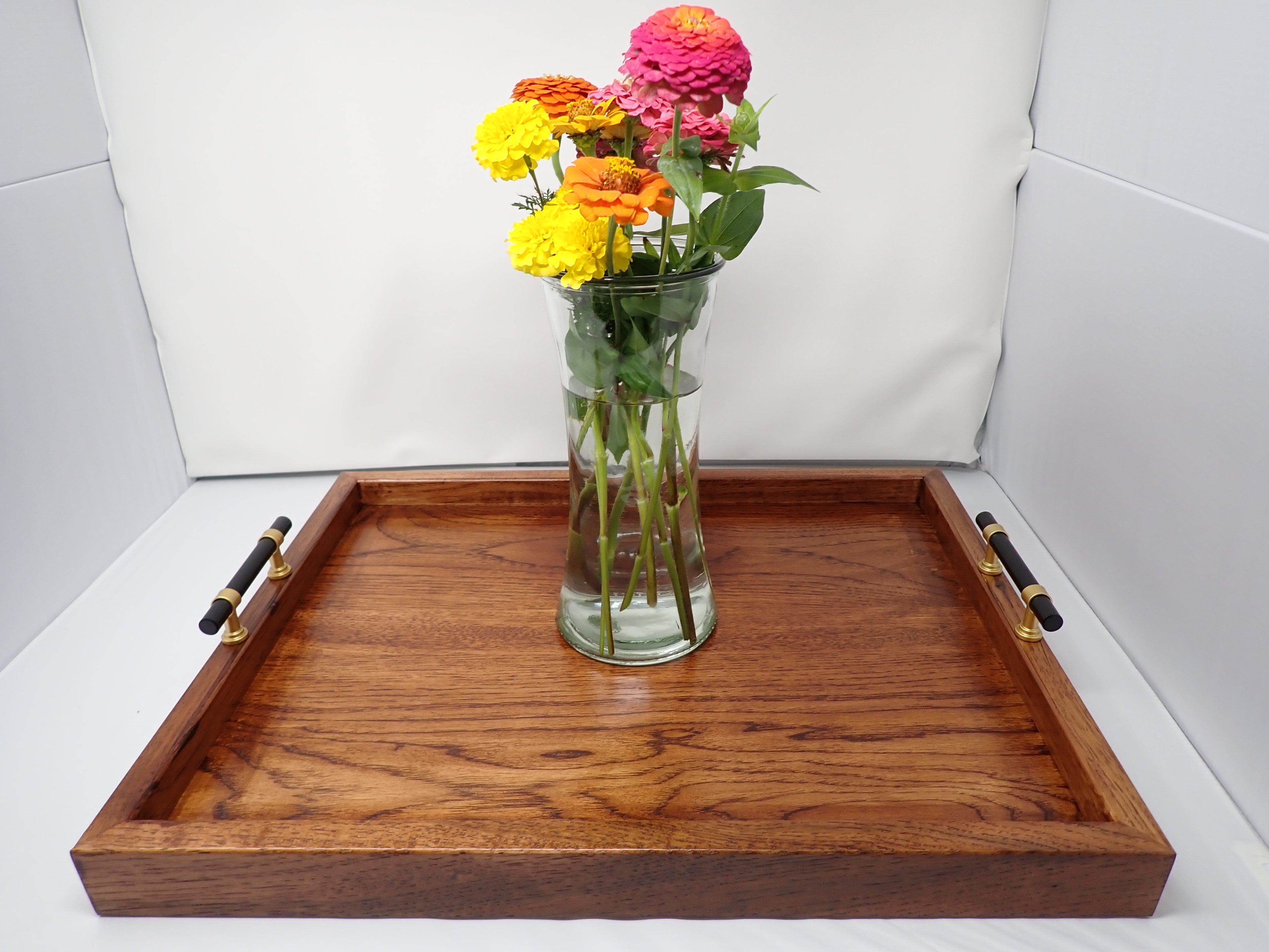 Rustic Hickory Serving Tray