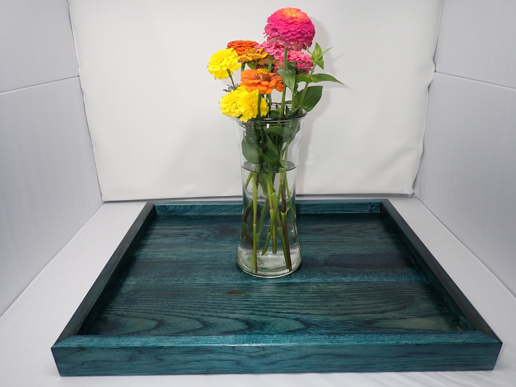 Rustic Hickory Serving Tray