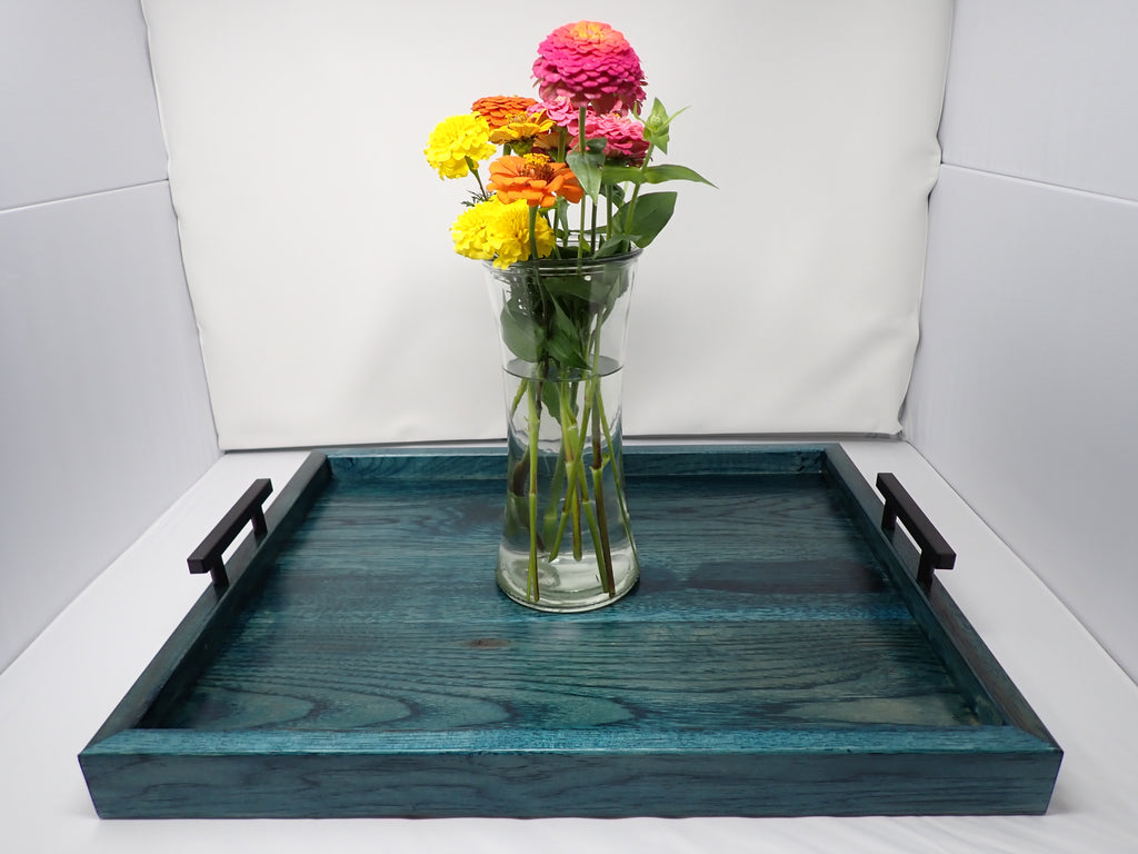 Rustic Hickory Serving Tray