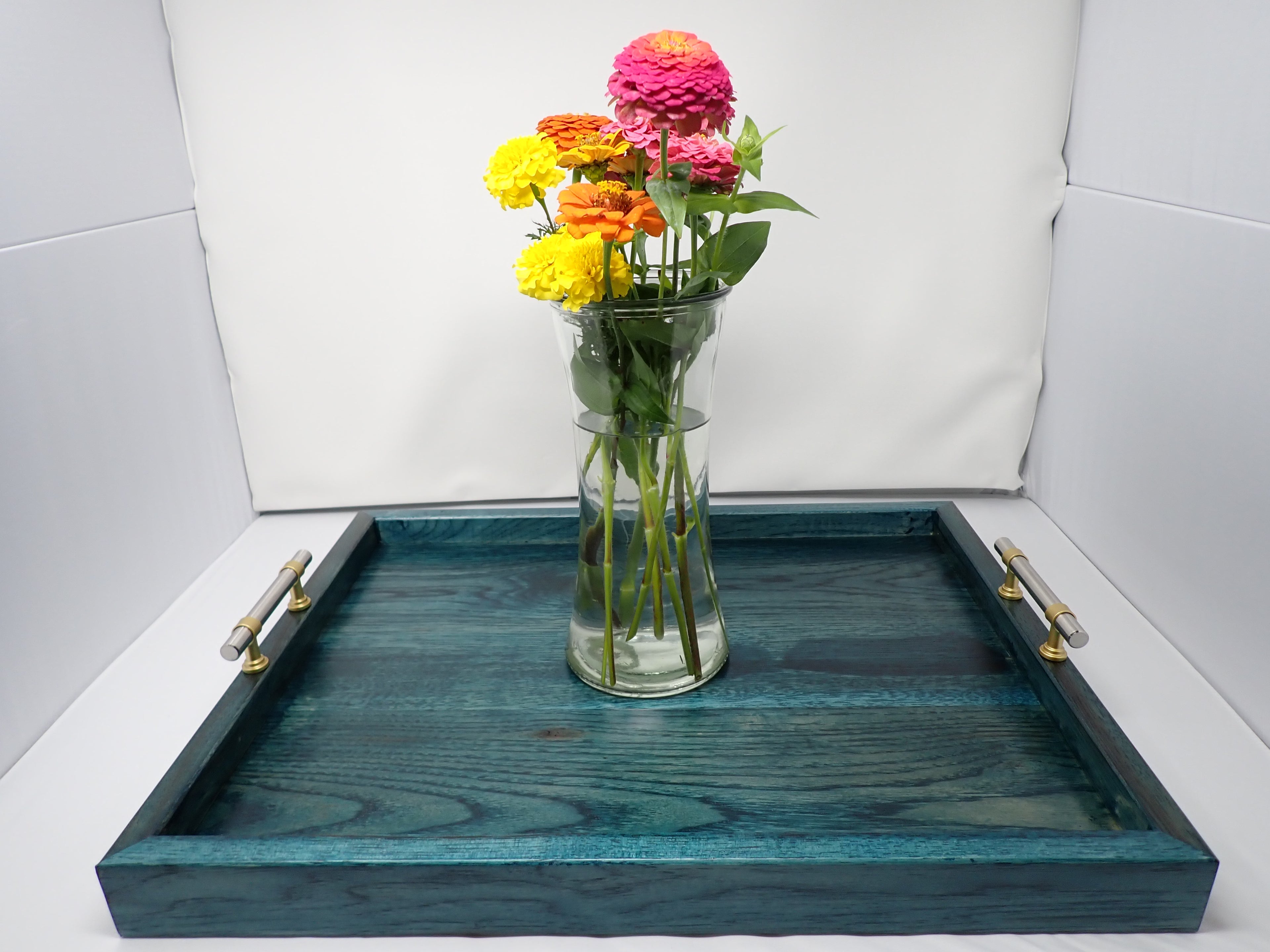 Rustic Hickory Serving Tray