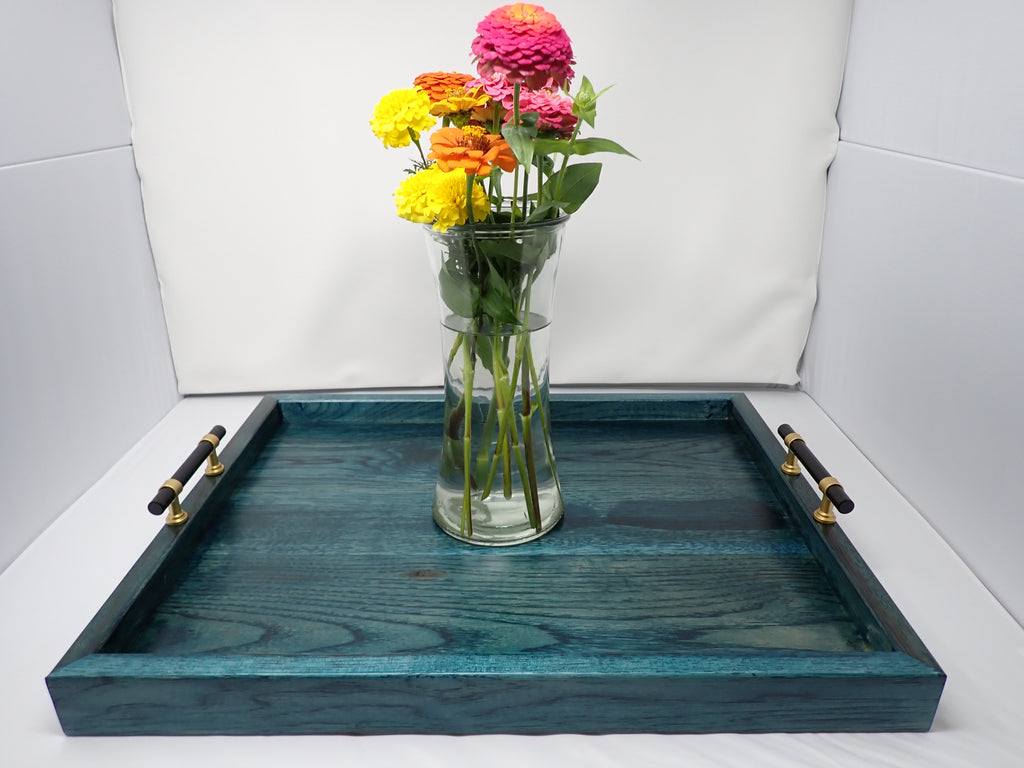 Rustic Hickory Serving Tray