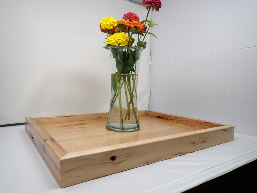 Rustic Hickory Serving Tray