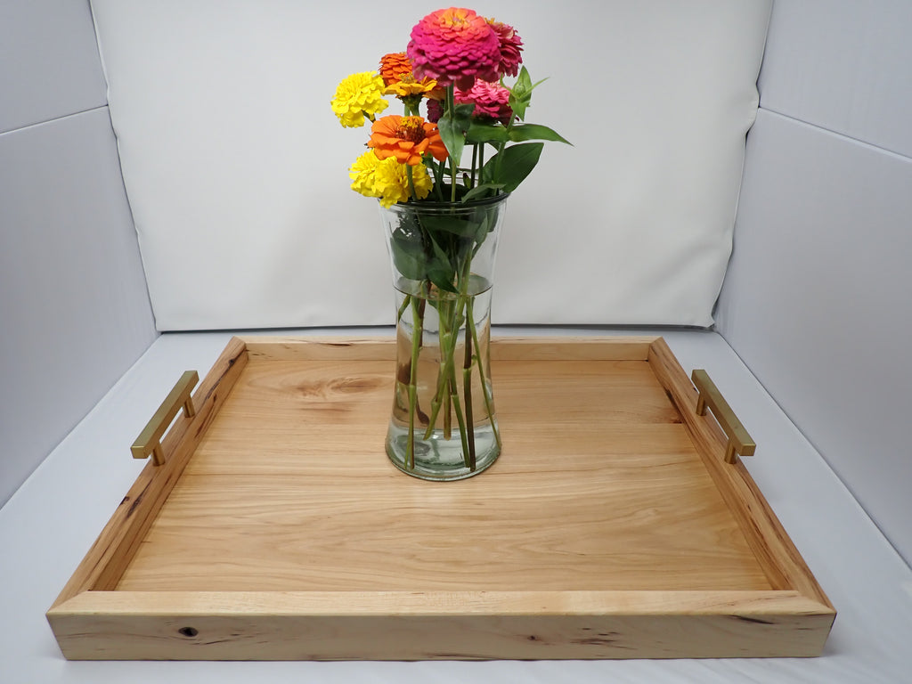 Rustic Hickory Serving Tray
