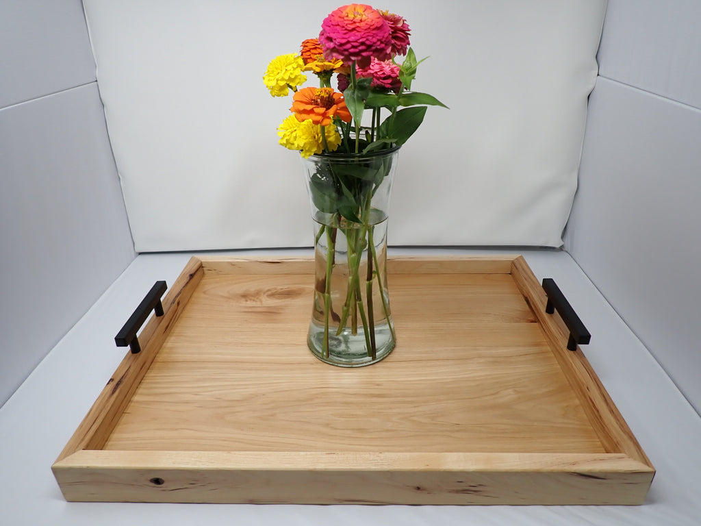 Rustic Hickory Serving Tray