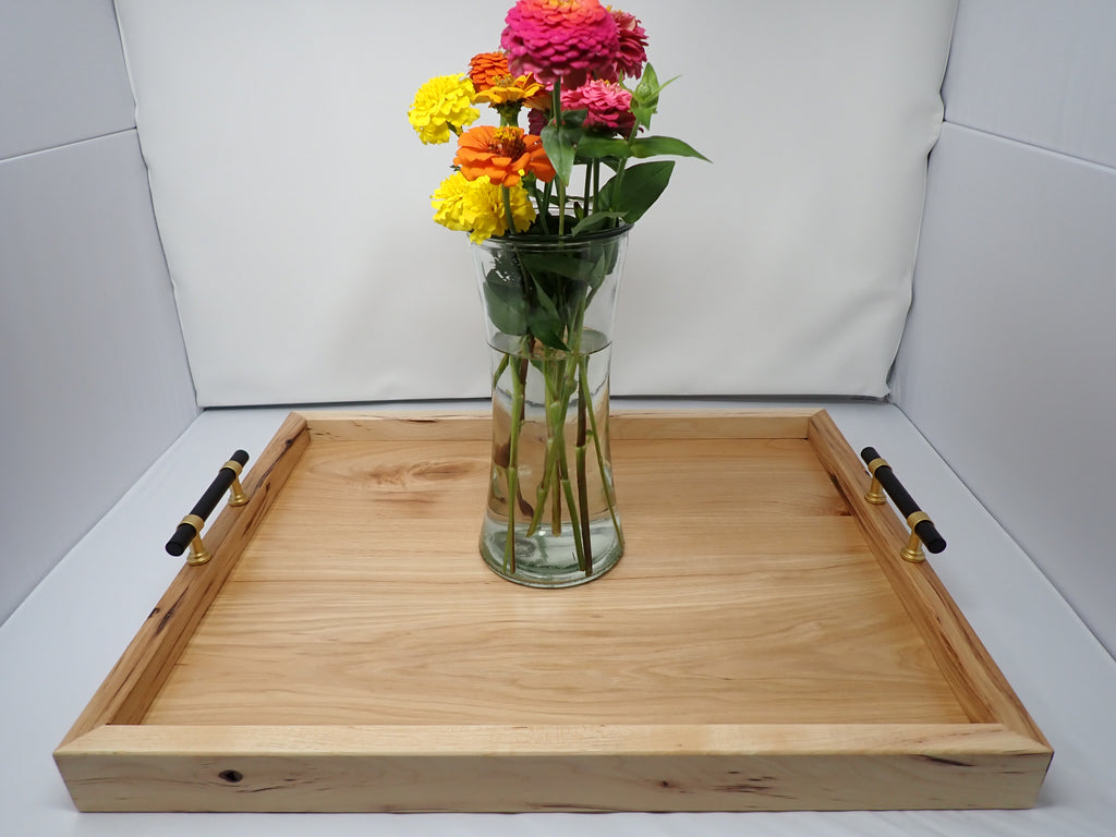 Rustic Hickory Serving Tray