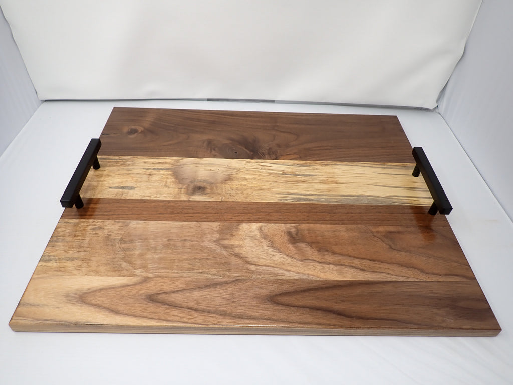 Rustic Sap Stained Walnut Charcuterie Board