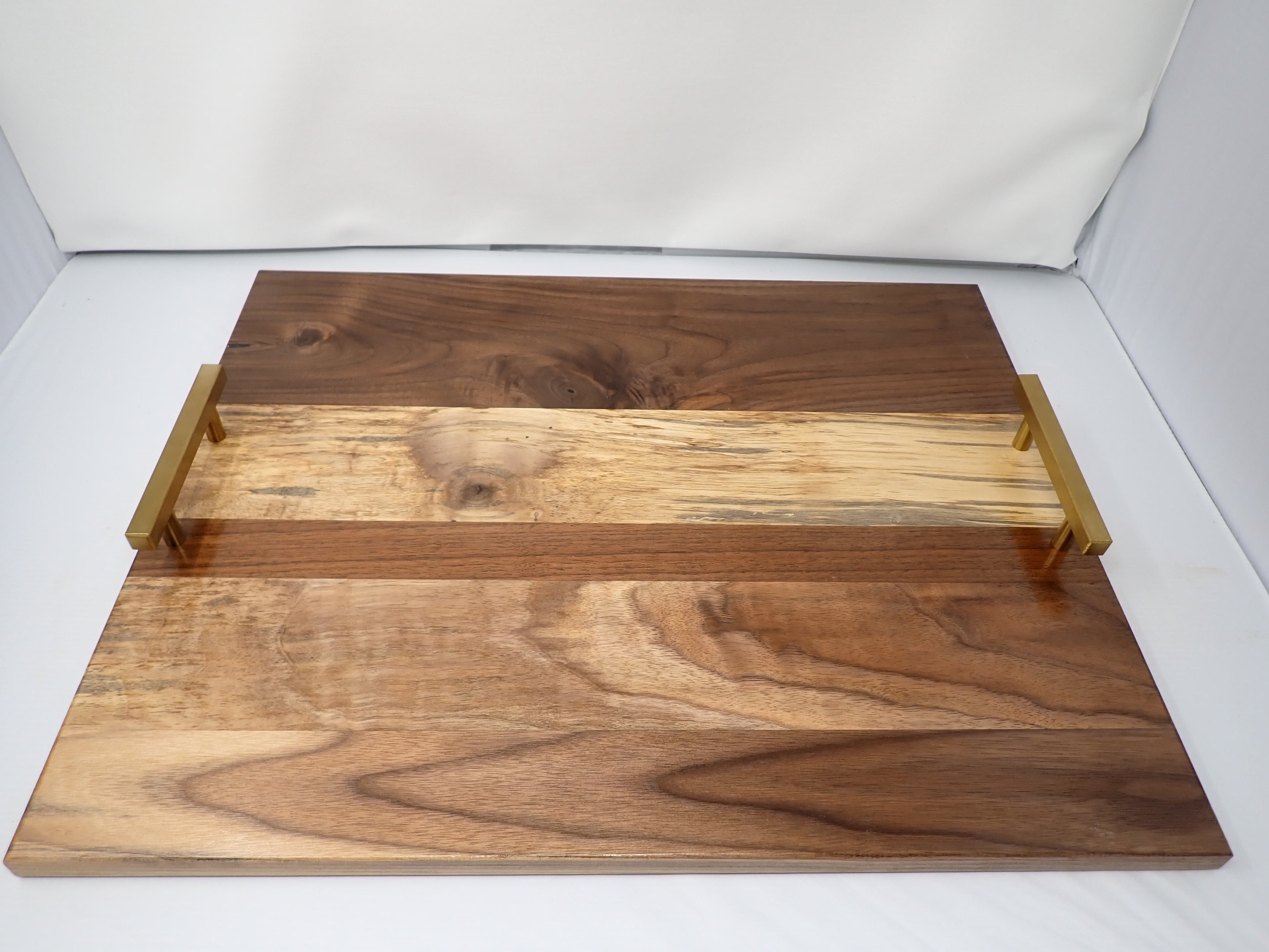 Rustic Sap Stained Walnut Charcuterie Board