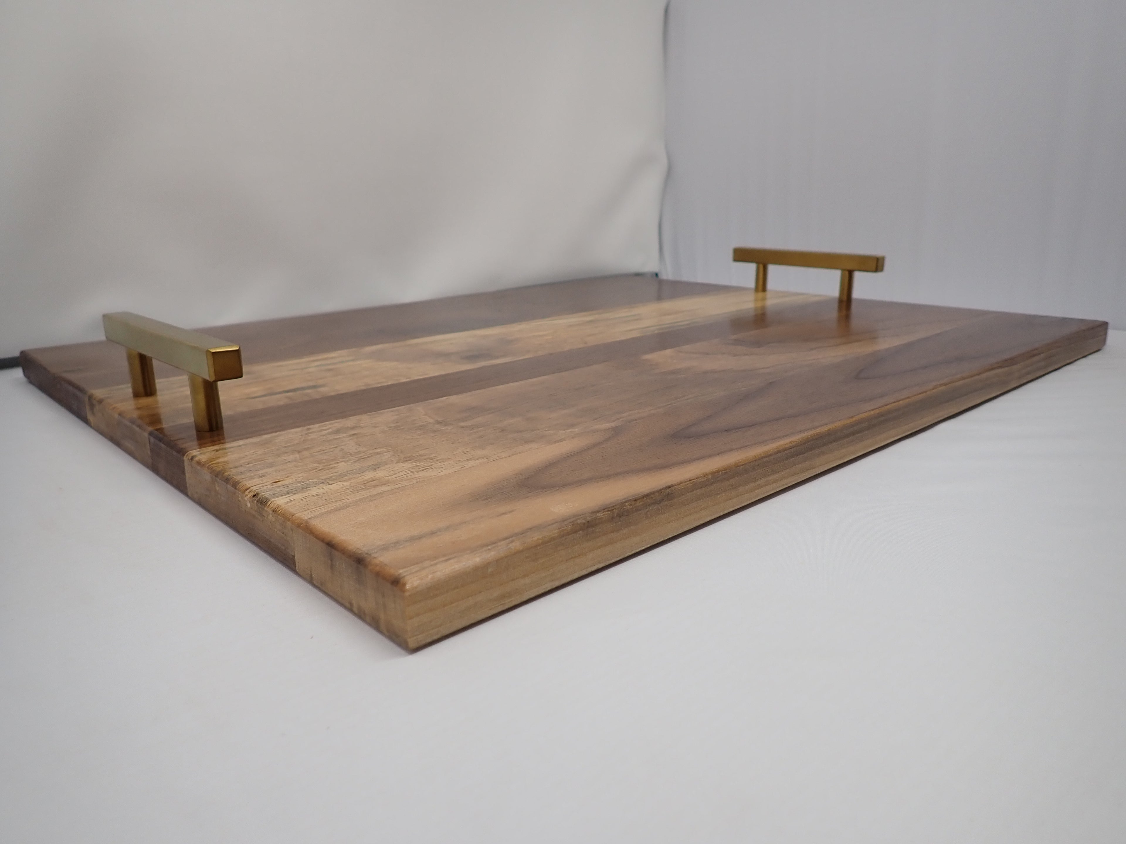 Rustic Sap Stained Walnut Charcuterie Board