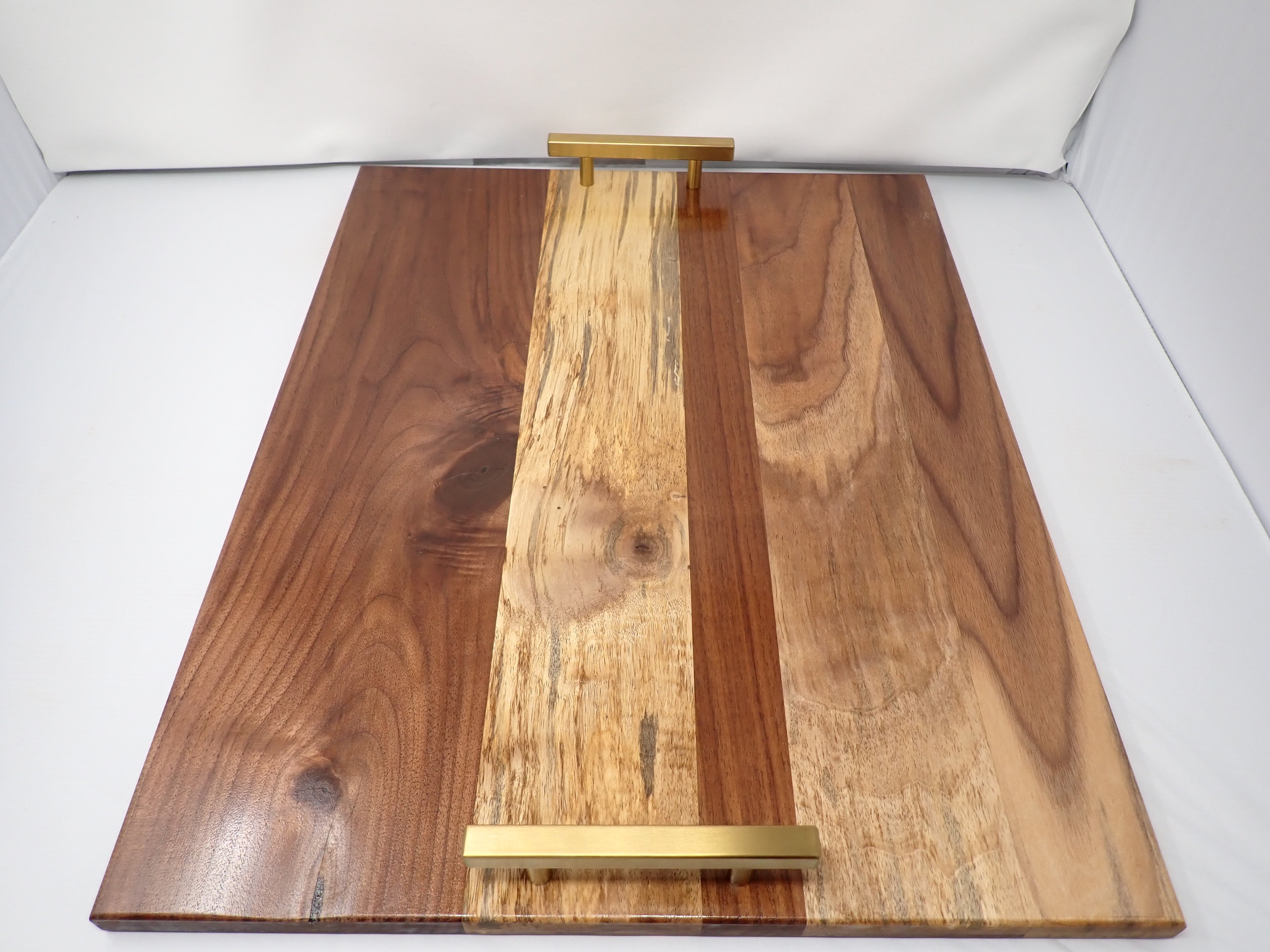 Rustic Sap Stained Walnut Charcuterie Board