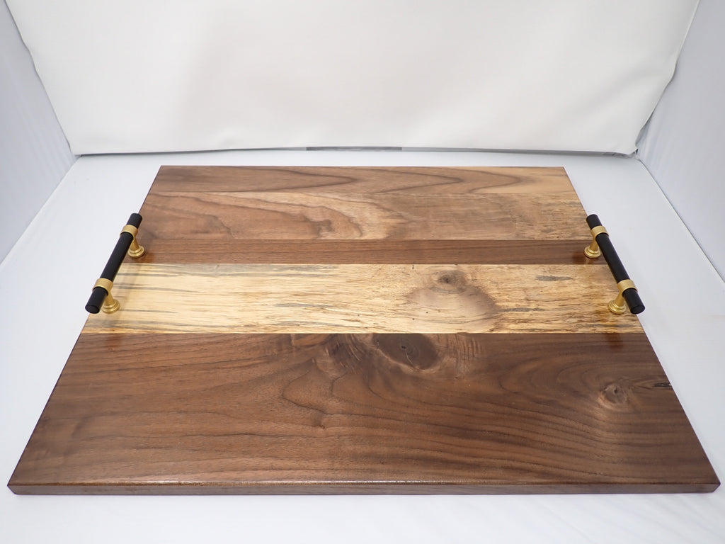Rustic Sap Stained Walnut Charcuterie Board