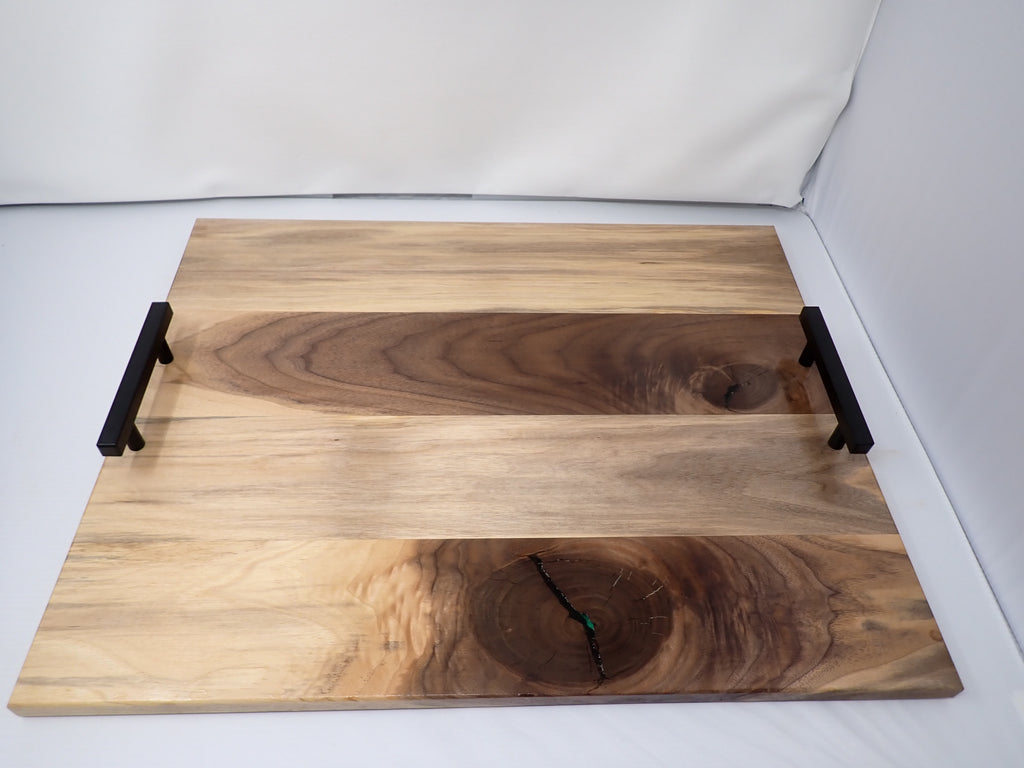 Rustic Sap Stained Walnut Charcuterie Board