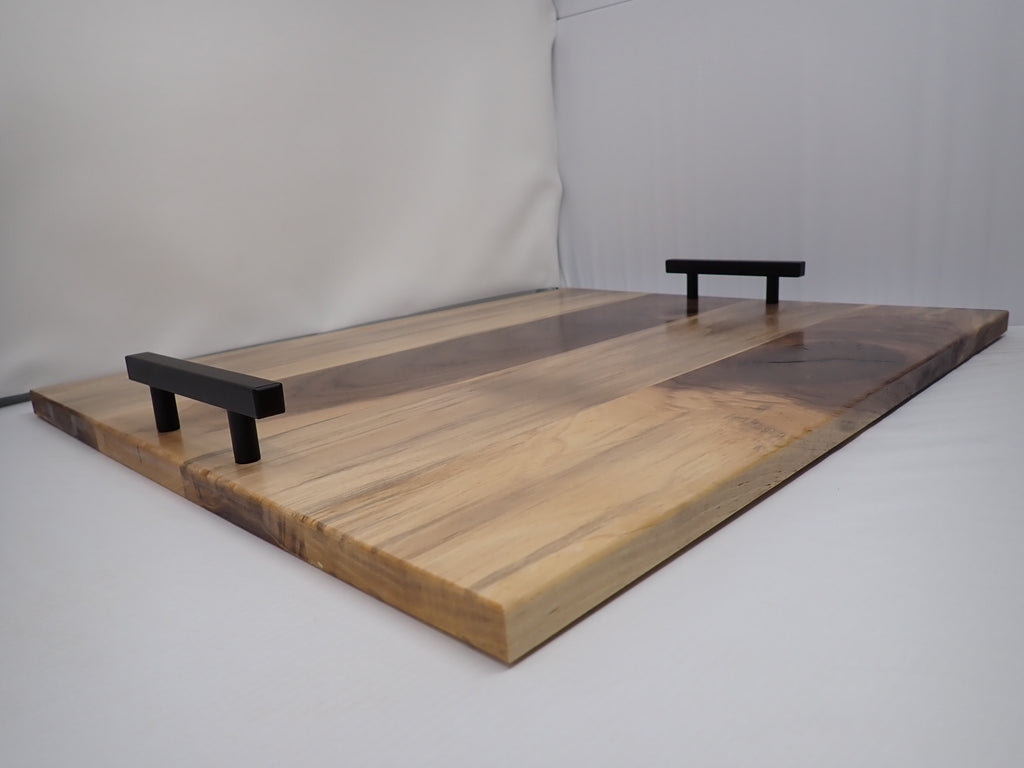Rustic Sap Stained Walnut Charcuterie Board