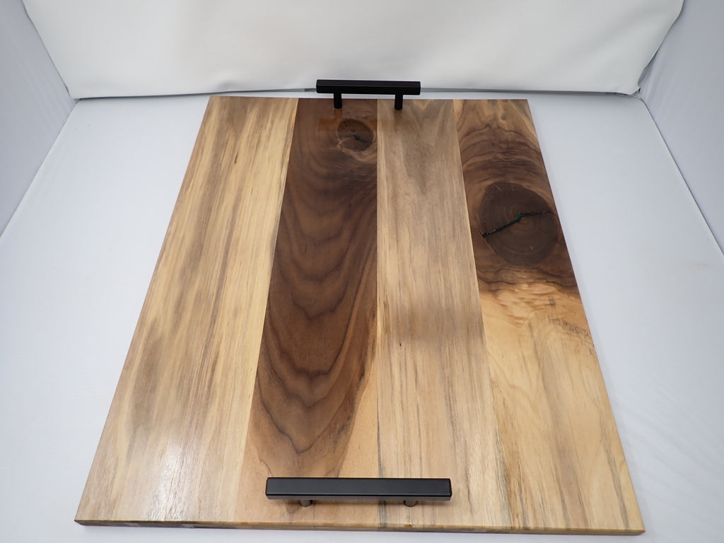 Rustic Sap Stained Walnut Charcuterie Board