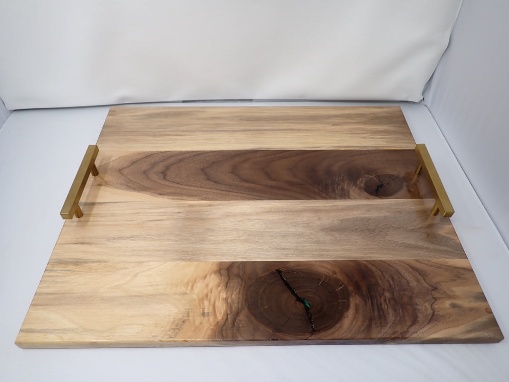 Rustic Sap Stained Walnut Charcuterie Board