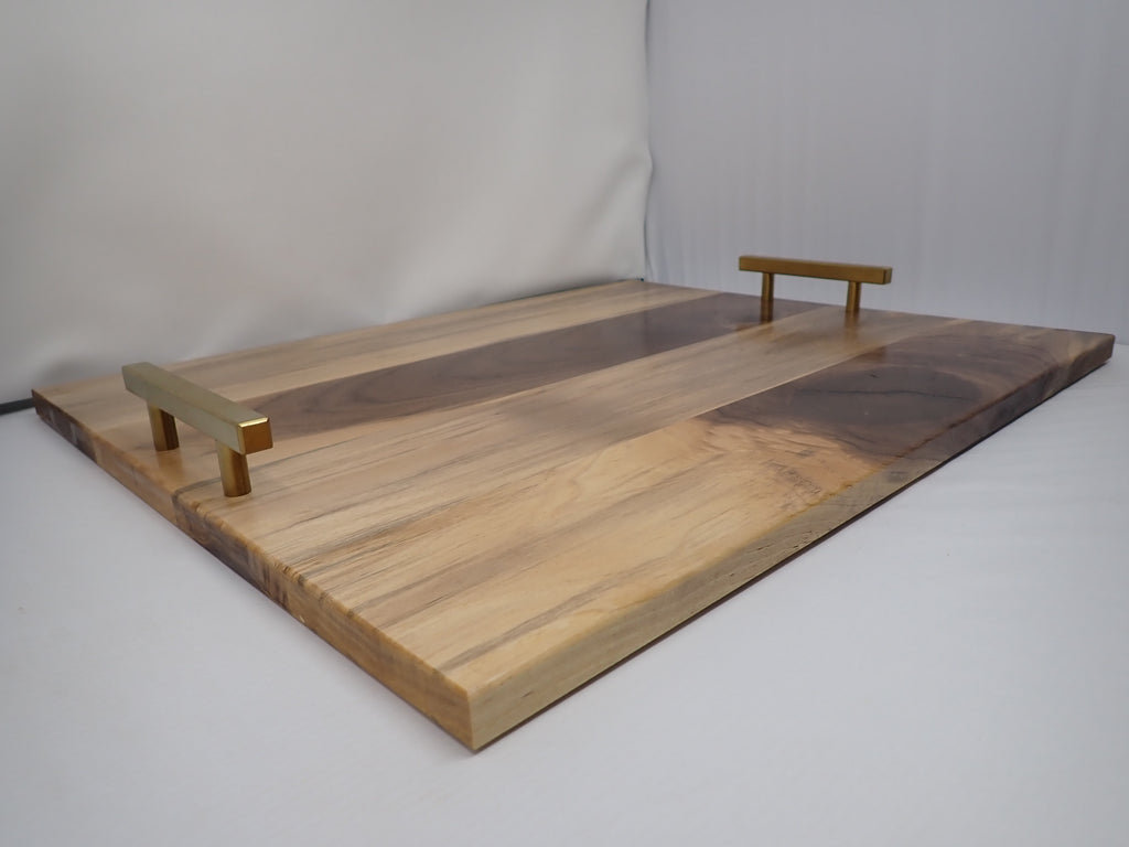 Rustic Sap Stained Walnut Charcuterie Board
